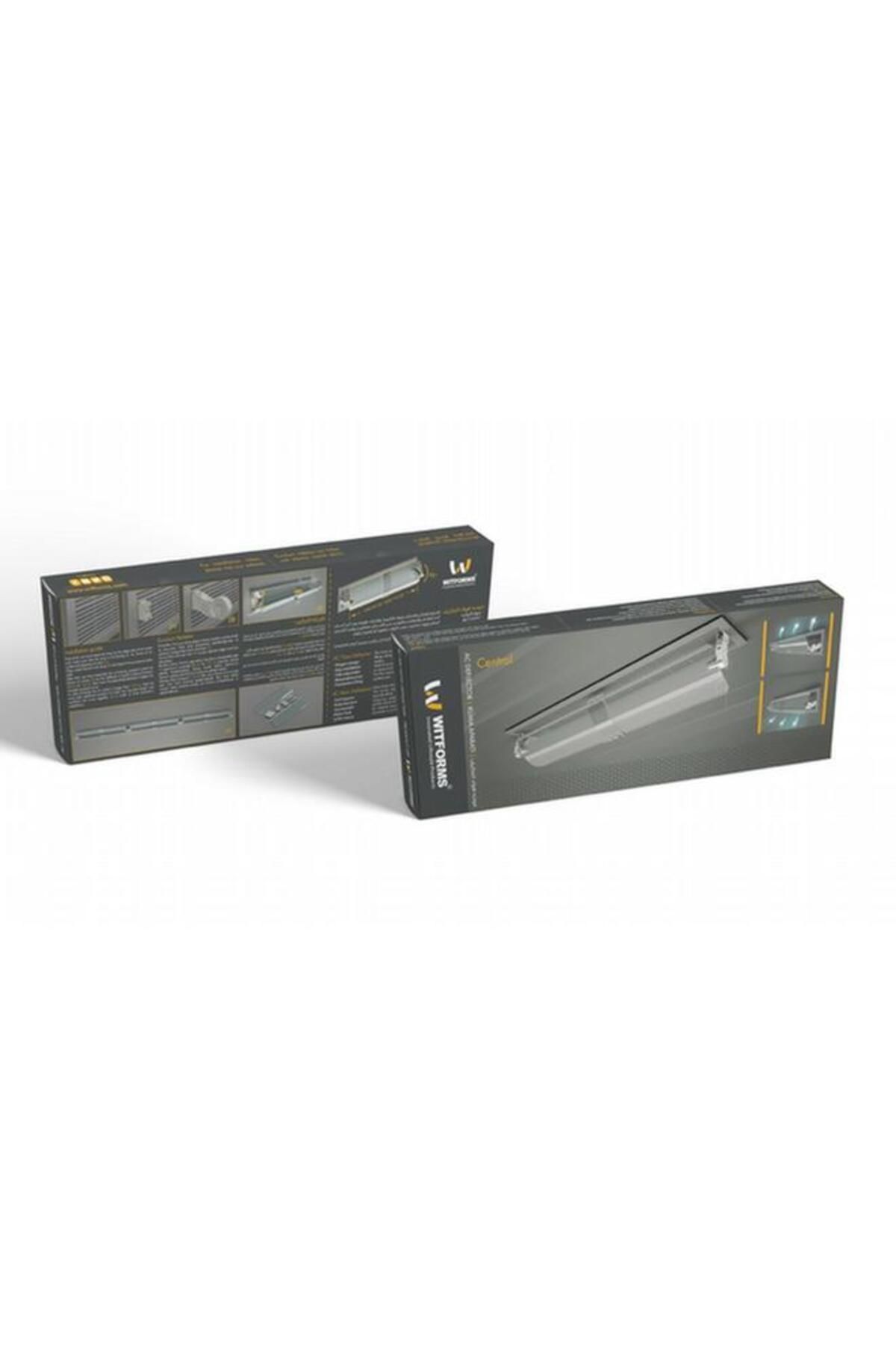 Generic-Witforms Multiple Installation Linear Curvy Wide Centralized AC Air Flow Deflector Clear 4981 2