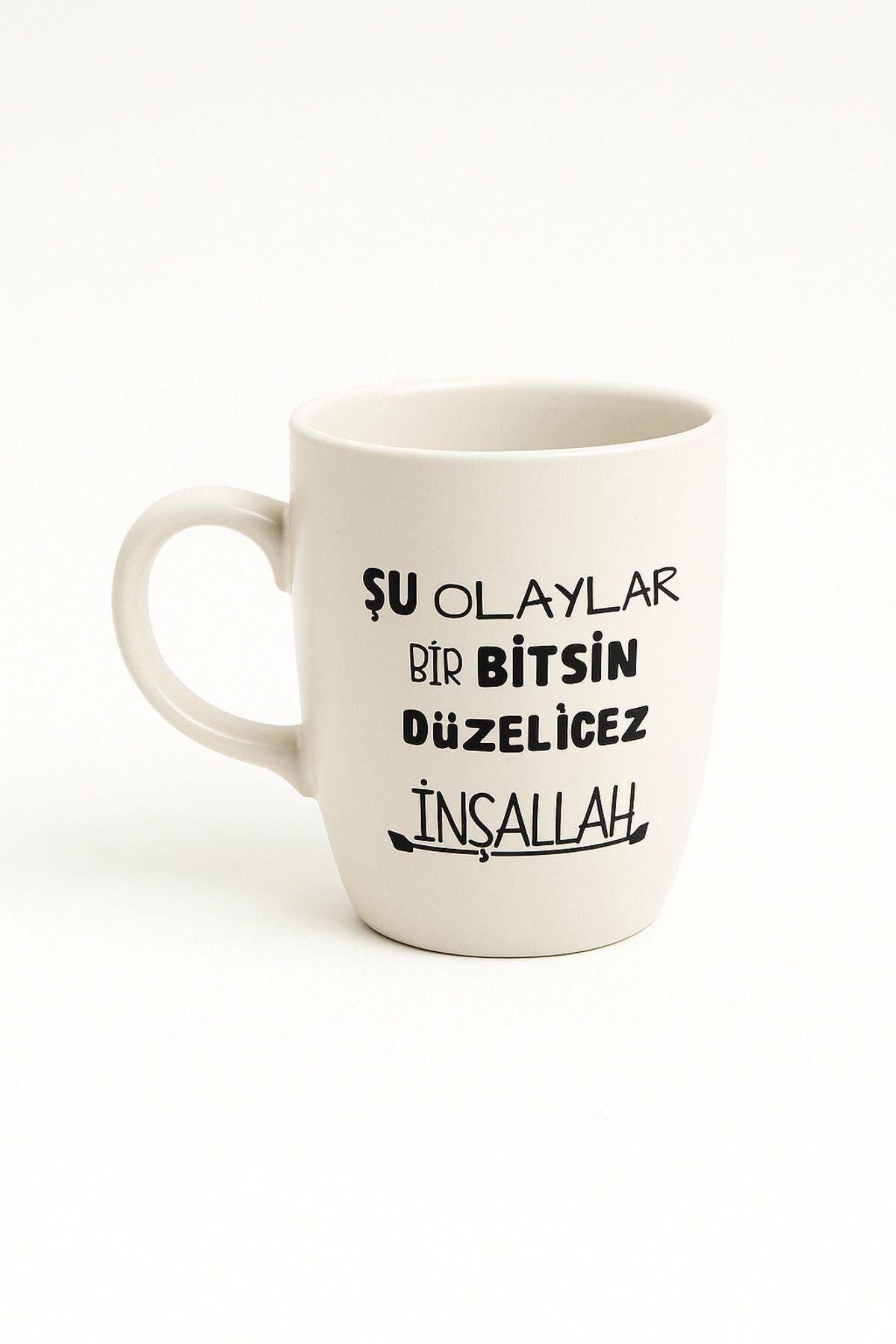 facnspt Yazılı Seramik Kupa – “Şu Olaylar Bir Bitsin Düzelicez İnşallah”