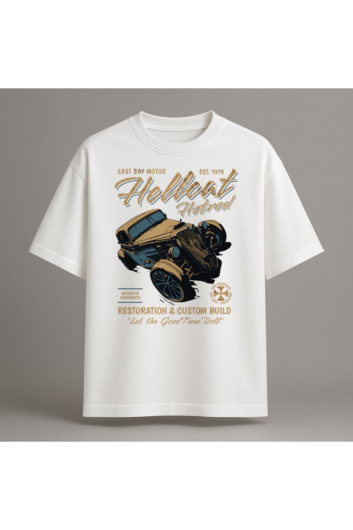 Fuco Oversize Baskılı T-shirt