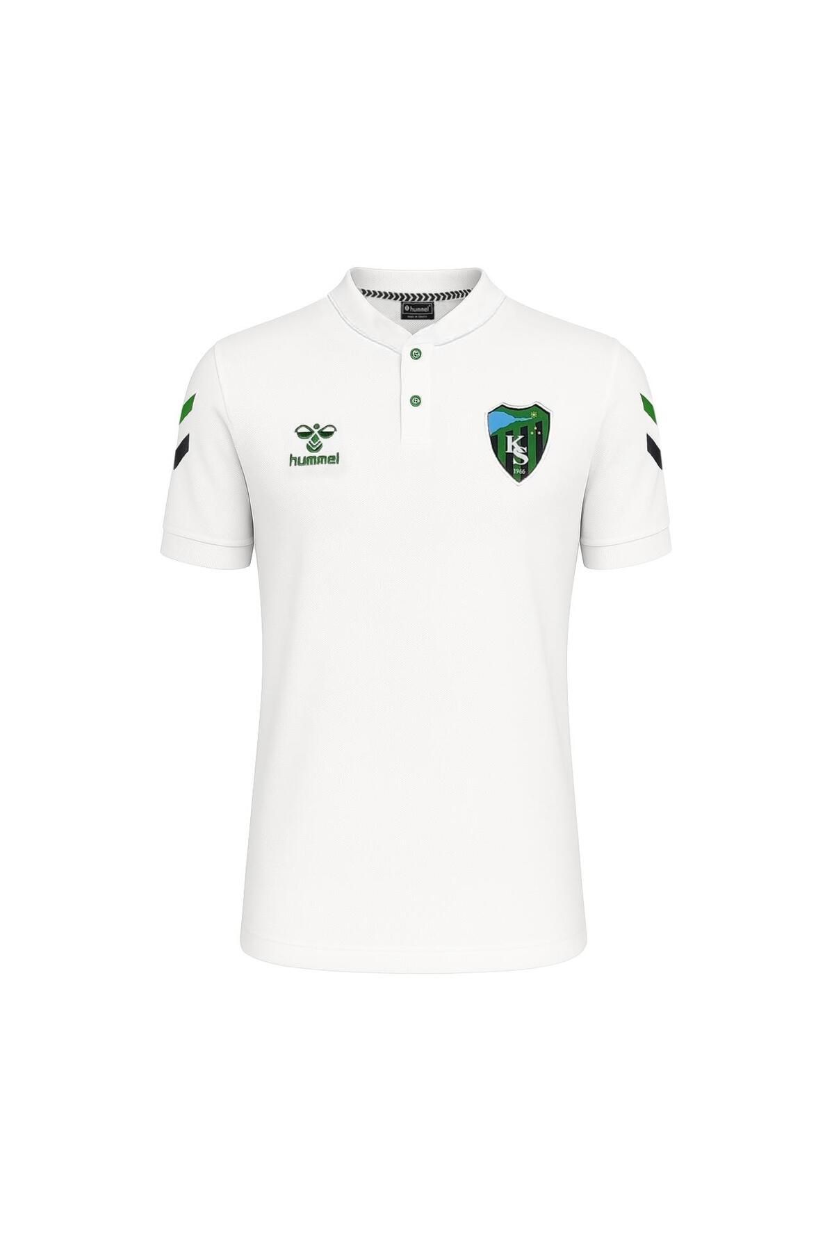 hummel Kocaelispor Hml Armin Pamuklu Bebe Yaka Tişört Beyaz