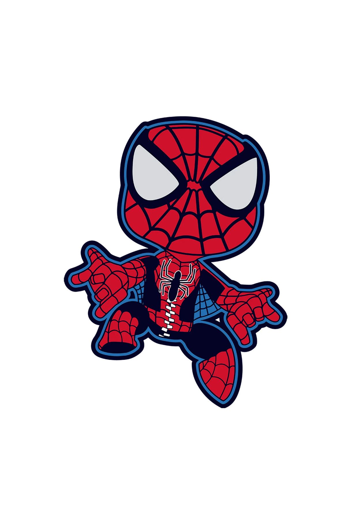 INOVATIX Set De 8 Autocolante Costum Spider Man, Inovatix . 6 Cm - 6 x 6