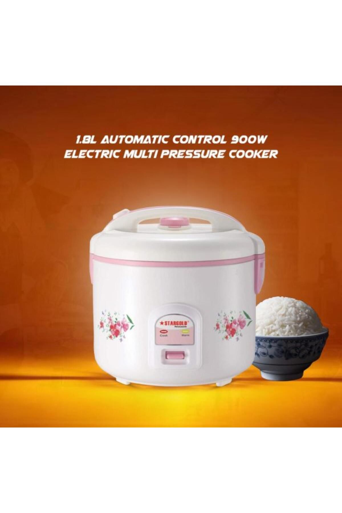 Generic-Stargold 1.8l Electric Multi-purpose Rice Cooker With Automatic Cooking And Keep-warm Function 6