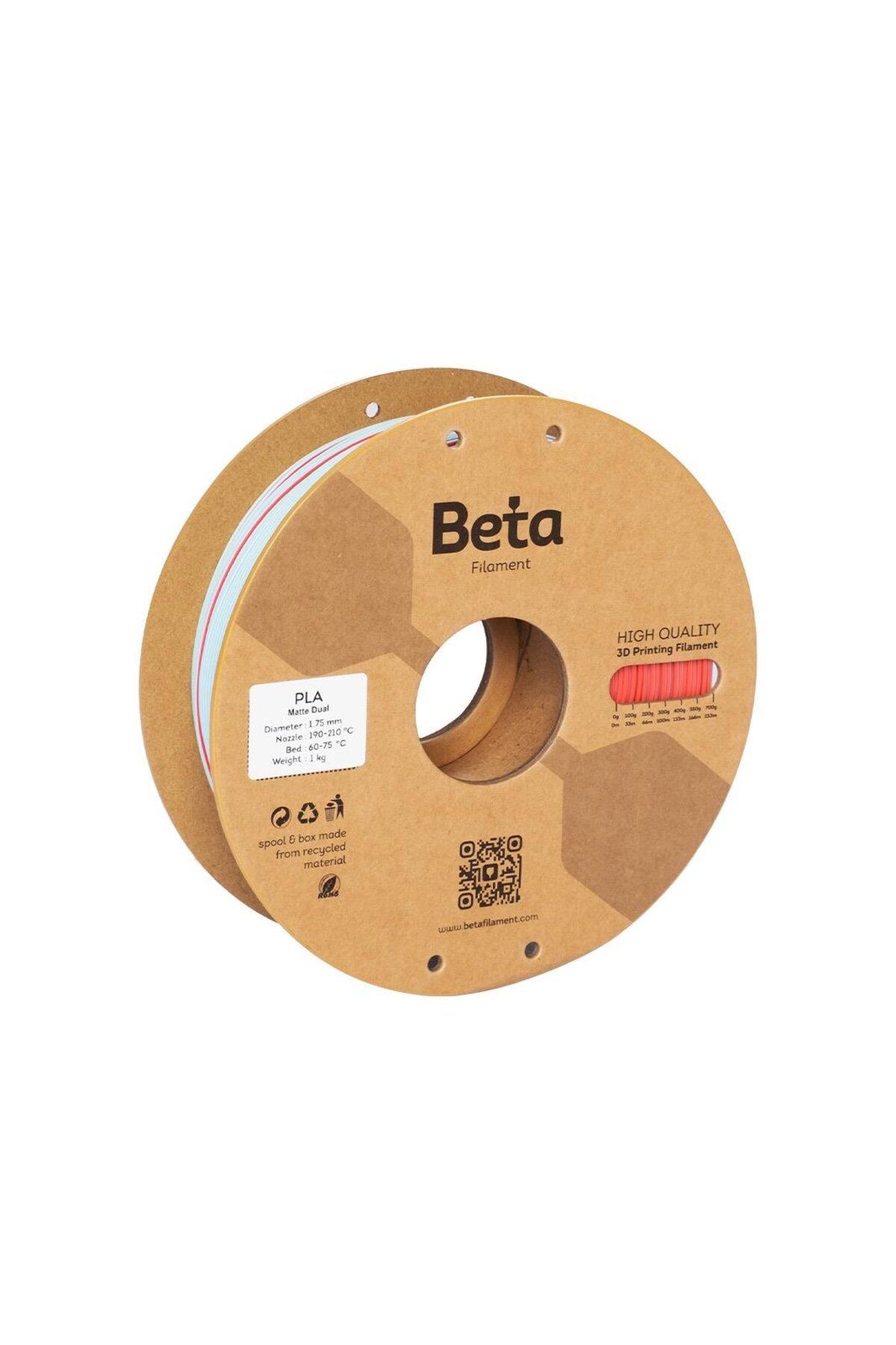 Beta Filament Beta PLA Matte Magic Blue-Red