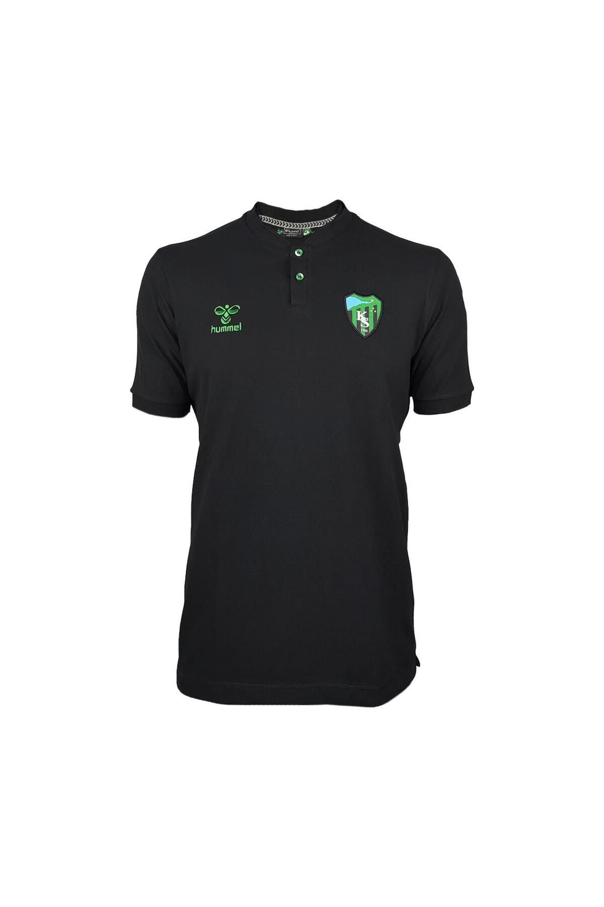 hummel Kocaelispor Hml Armin Pamuklu Bebe Yaka Tişört Siyah