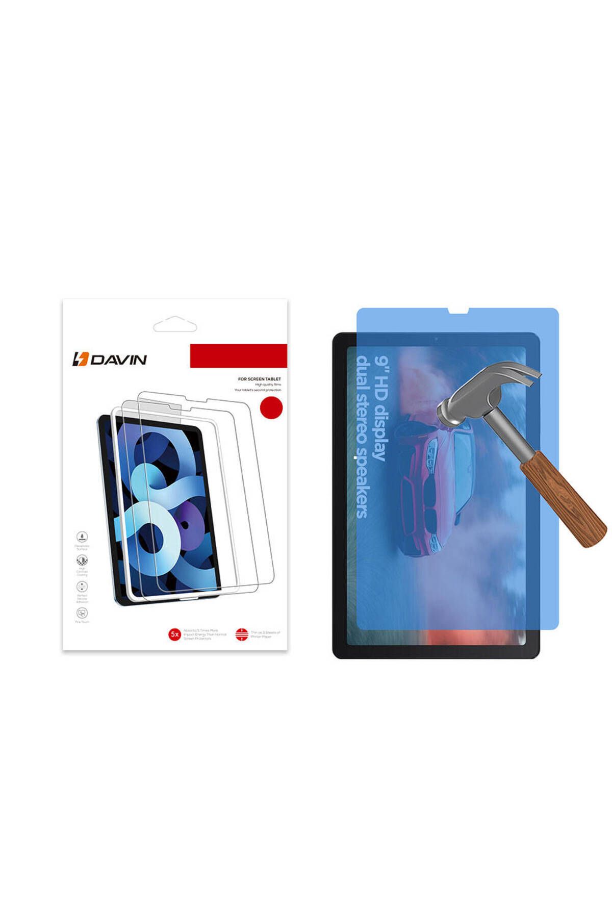 Çarçur Lenovo Tab M9 Uyumlu Davin Tablet Nano Ekran Koruyucu-Renksiz