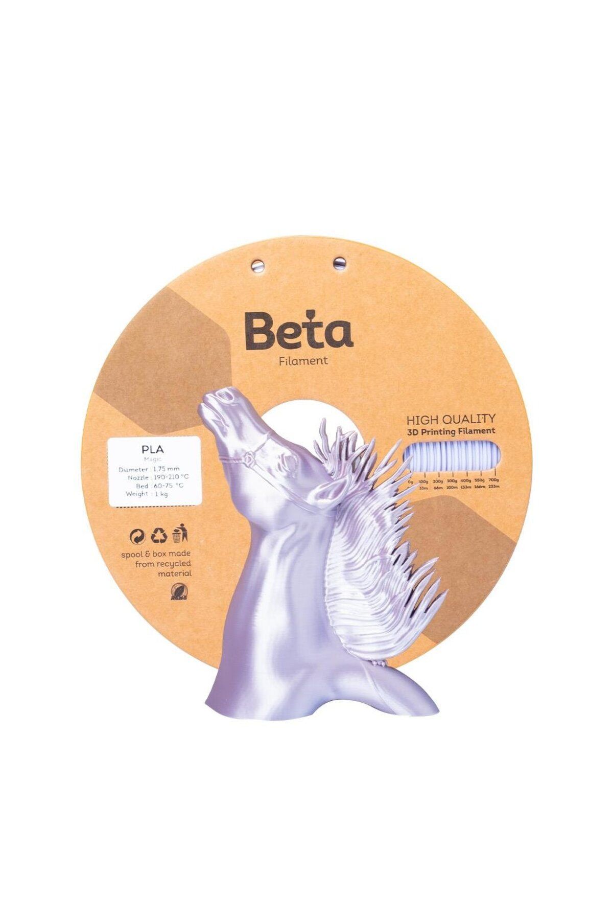 Beta Filament Beta PLA-Magic Silk Filament Winter