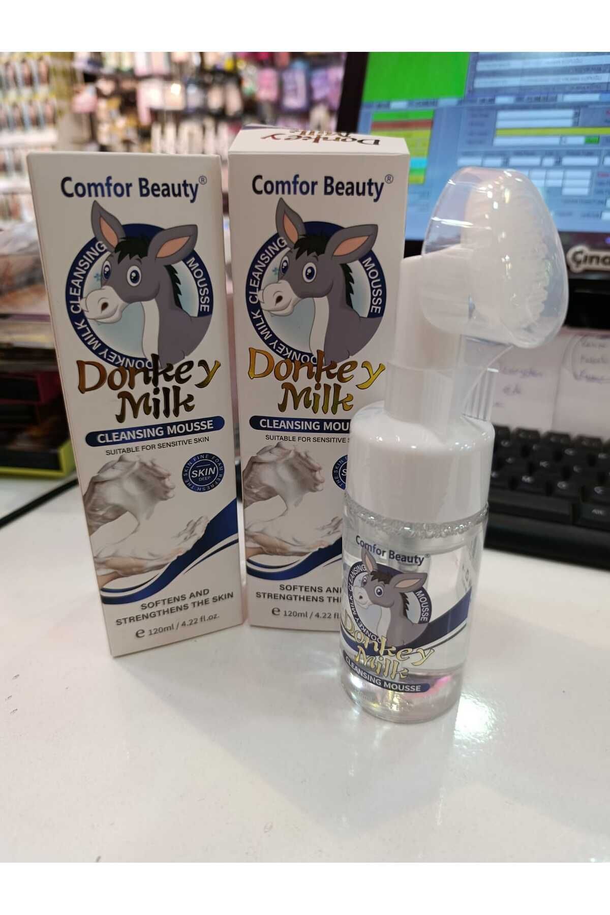 COMFOR BEAUTY DONKEY MİLK KENDİNDEN FIRÇALI YÜZ TEMİZLEME KÖPÜĞÜ