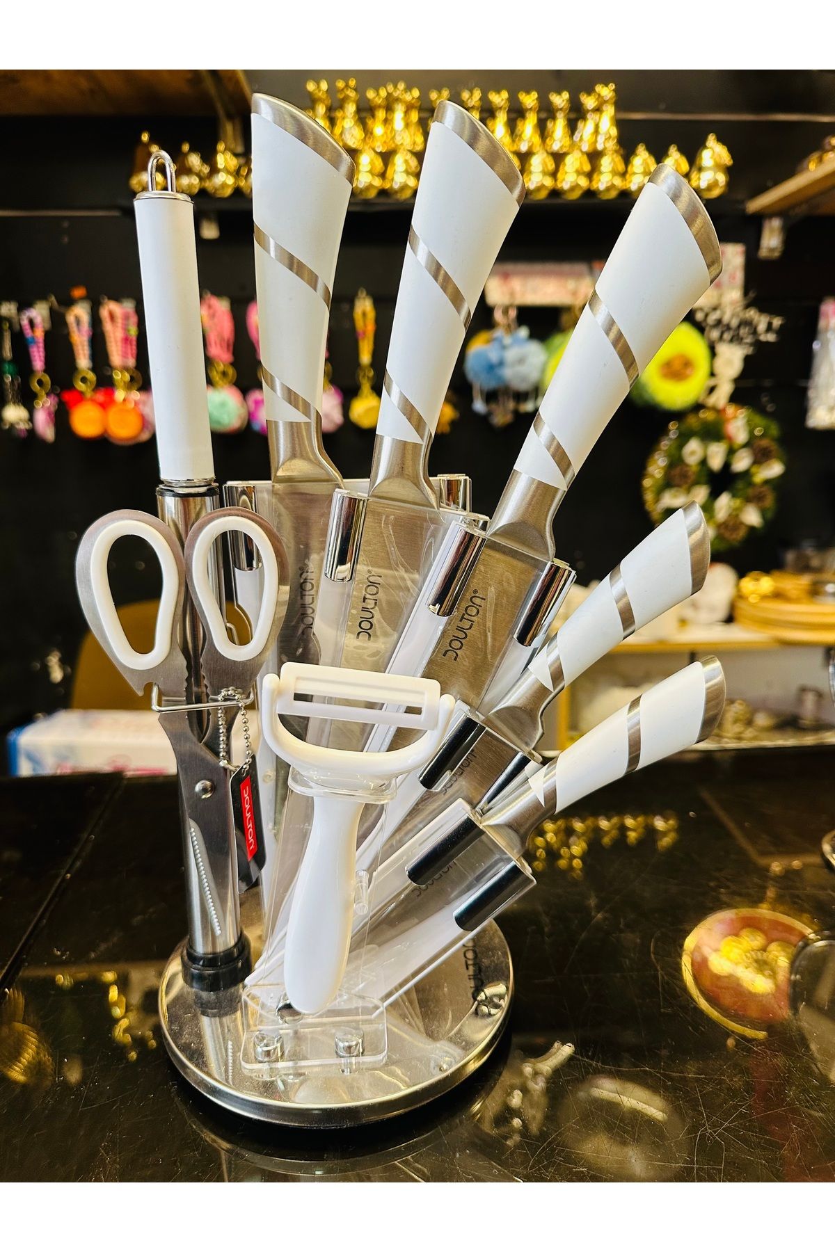 shop Döner stantlı bıçak seti paslanmaz Çelik
