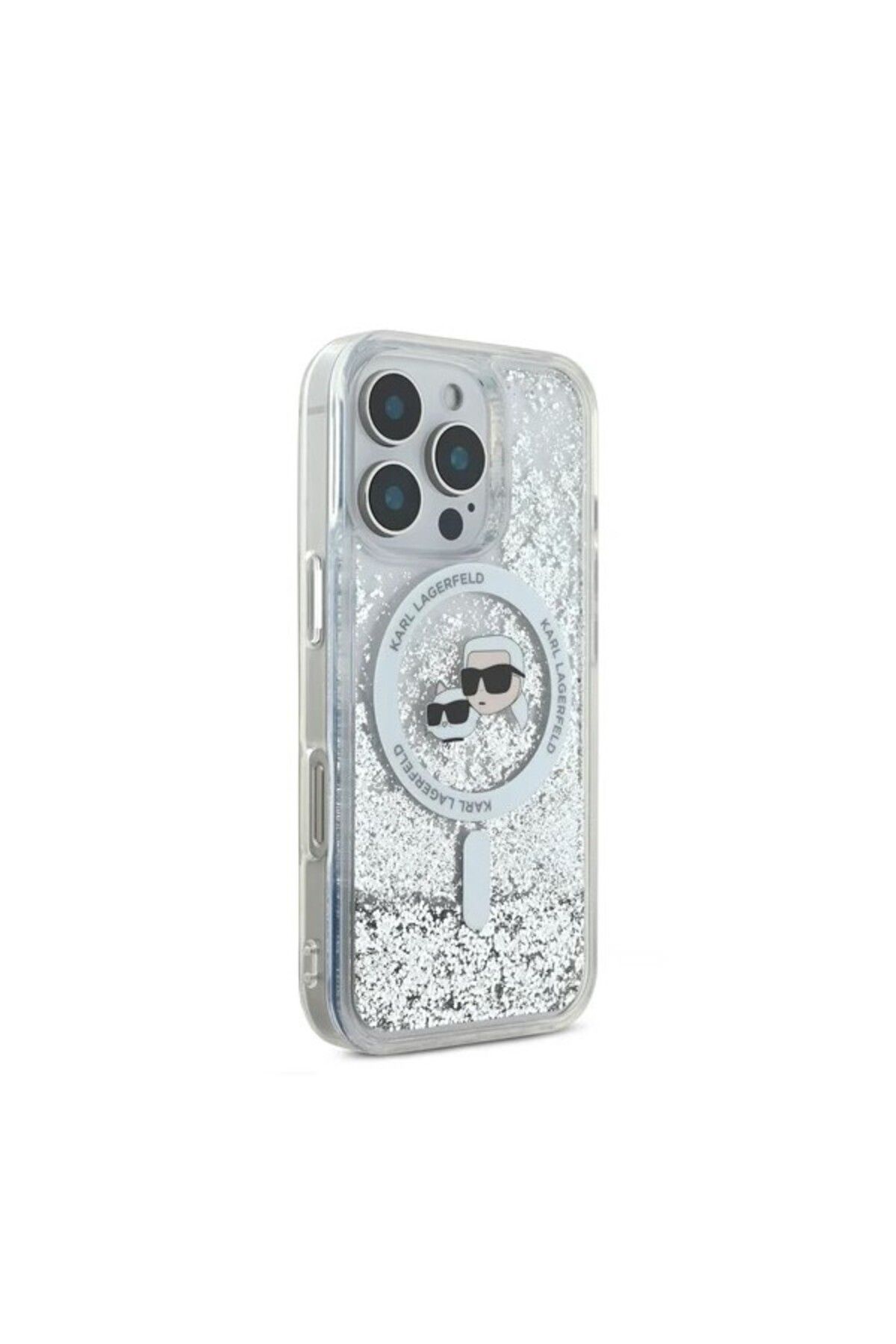 Karl Lagerfeld-كفر شفاف لآيفون 16 برو – تصميم أصلي أنيق مع دعم Mag Safe من Cg Mobile 4