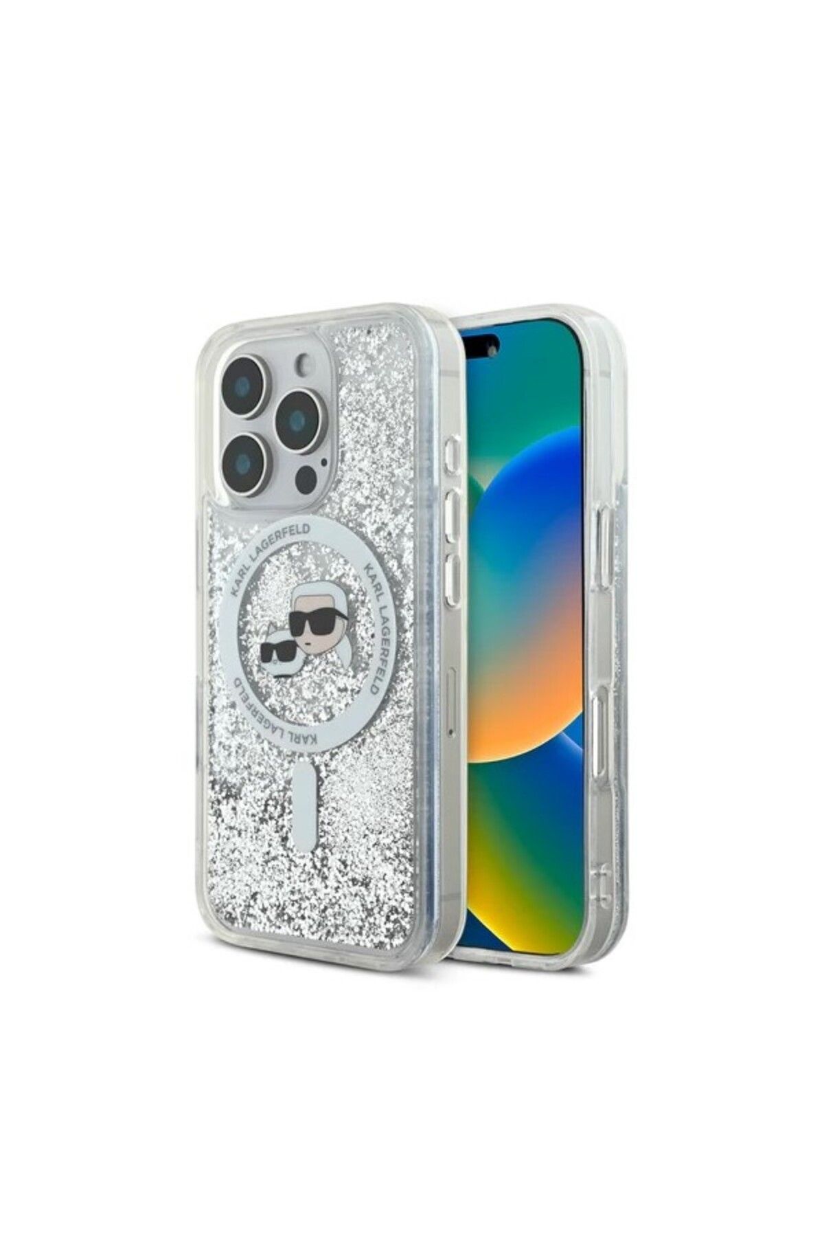 Karl Lagerfeld-كفر شفاف لآيفون 16 برو – تصميم أصلي أنيق مع دعم Mag Safe من Cg Mobile 2