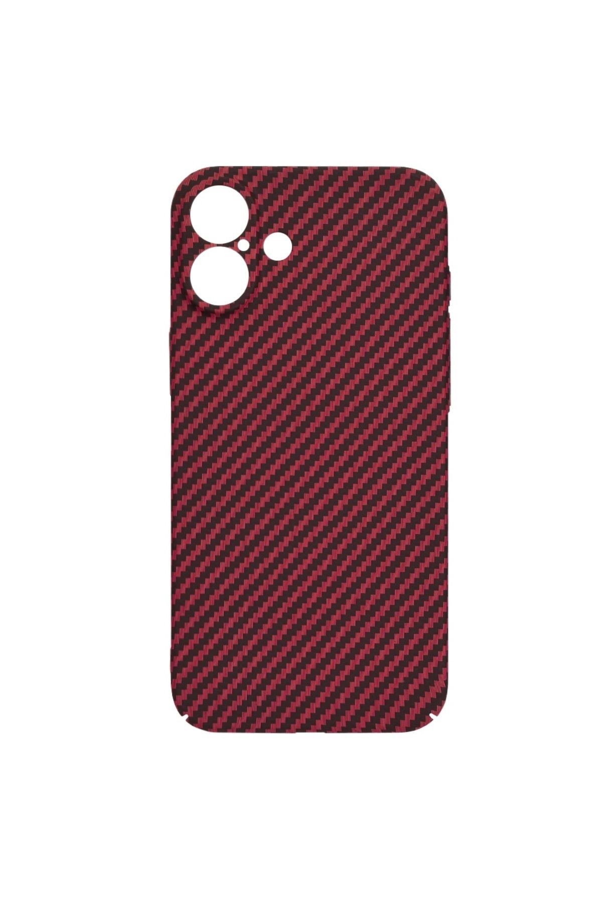 Techsuit-IPhone 16 Plus Case - Techsuit Carbonite FiberShell - Red 6