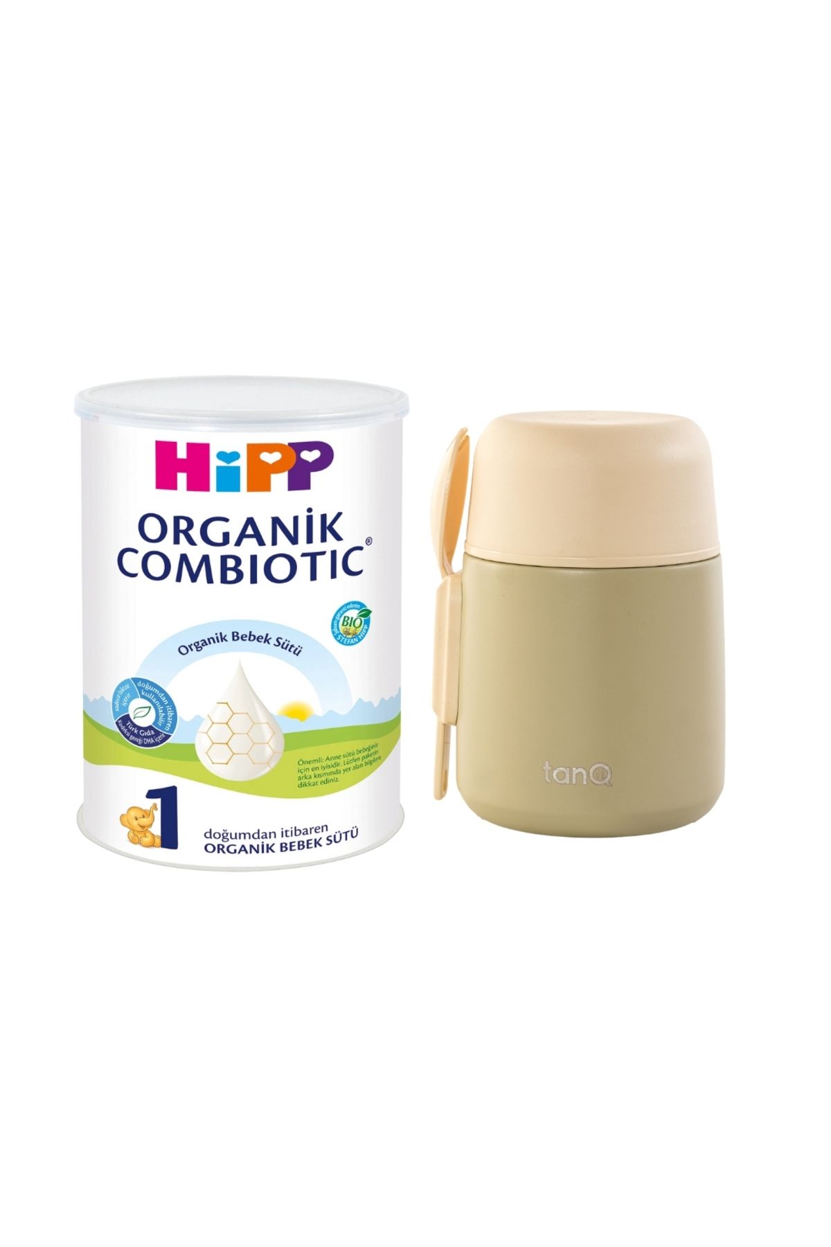 Hipp 1 Organik Combiotic Bebek Sütü 350 gr - Ömür Boyu Garantili Bento Paslanmaz Çelik Mama Termosu