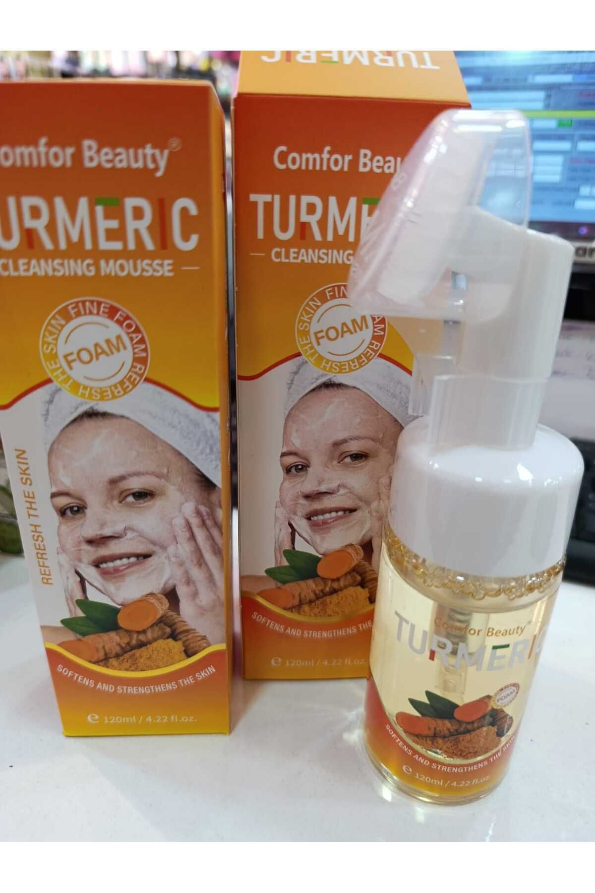 COMFOR BEAUTY TURMERIC REFRESH THE SKIN KENDİNDEN FIRÇALI YÜZ TEMİZLEME KÖPÜĞÜ