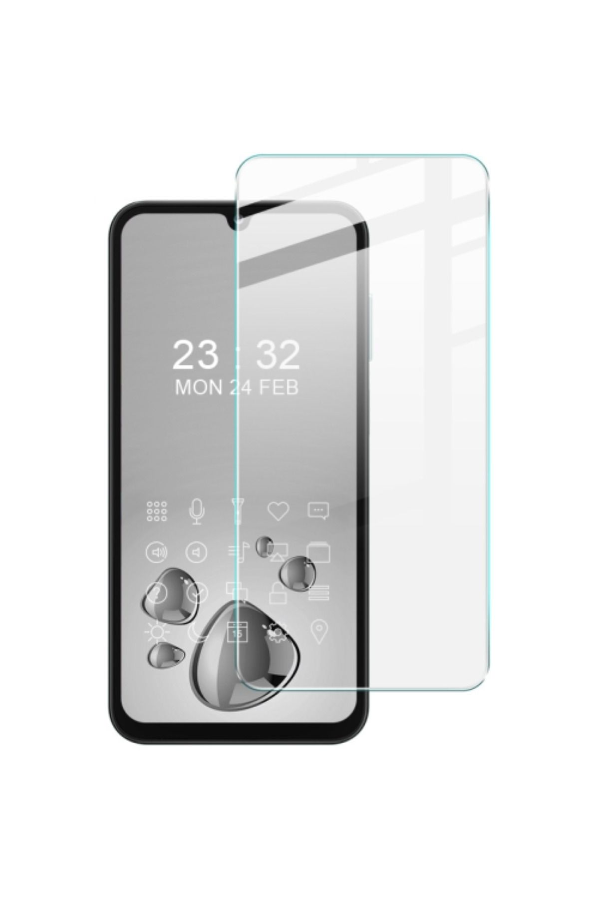 Nettech Samsung Galaxy M15 5G Uyumlu Kılıf Dostu Cam Ekran Koruyucu (Şeffaf)