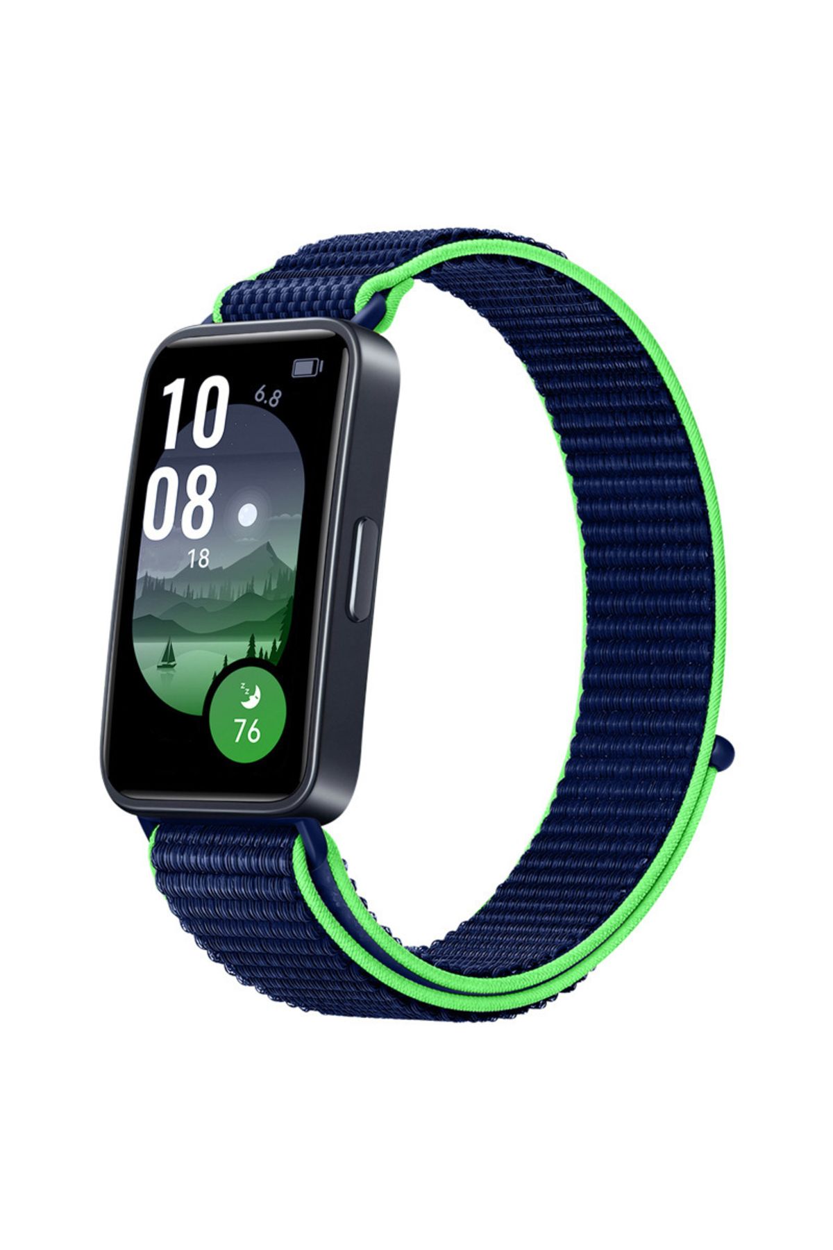 Dexmon Huawei Band 8 / 9 / 10 Uyumlu Hasır Örgü İnce Kumaş Cırtlı Kordon Bileklik