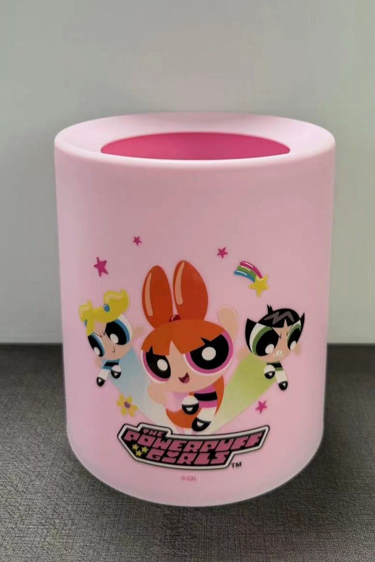 Miniso Powerpuff Girls Lisanslı Çift Cidarlı Çöp Kovası