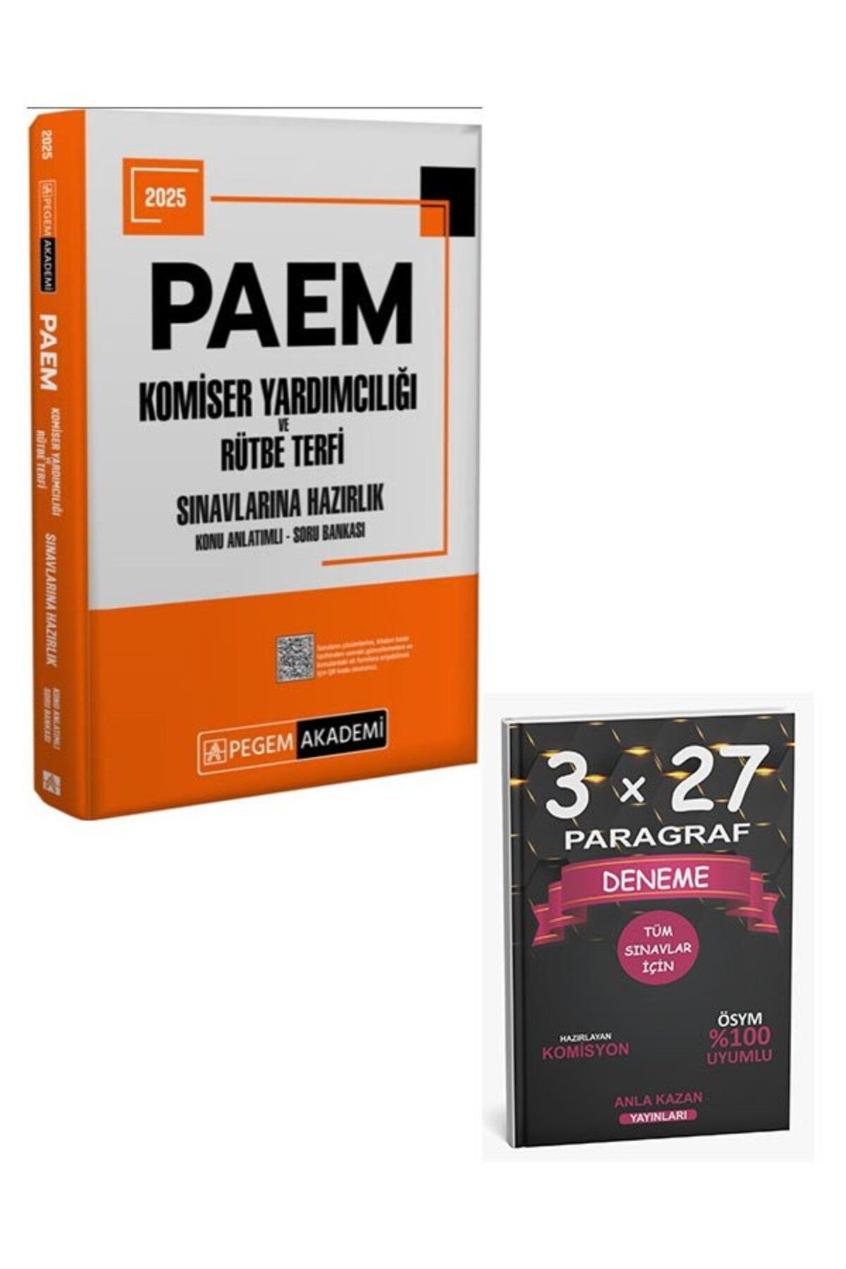 Pegem Akademi Yayıncılık Pegem Yayınları 2025 PAEM Komiser Yardımcılığı ve Rütbe Terfi Sınavlarına Hazırlık Konu Anlatımlı S