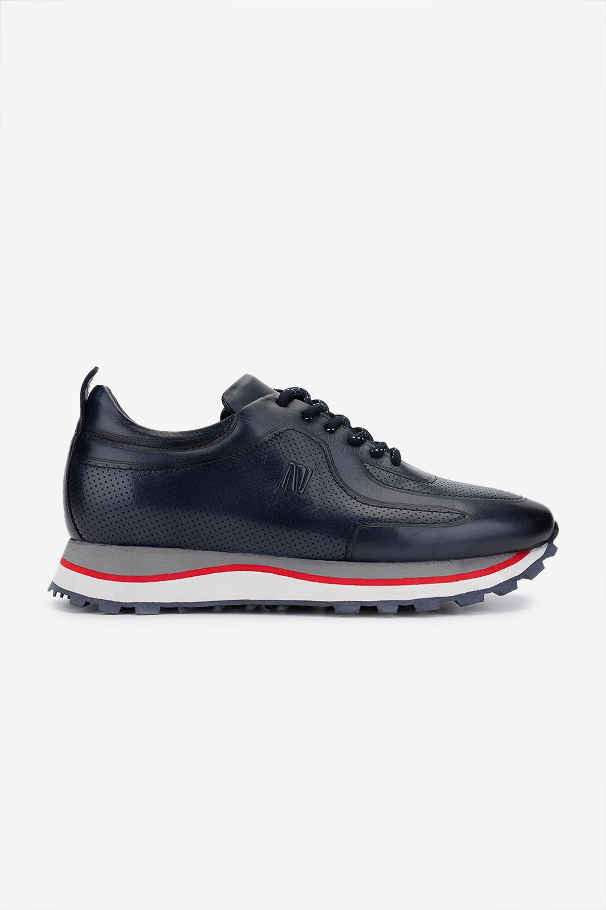 Valmenti Erkek Hakiki Deri Lacivert Sneakers & Spor Ayakkabı