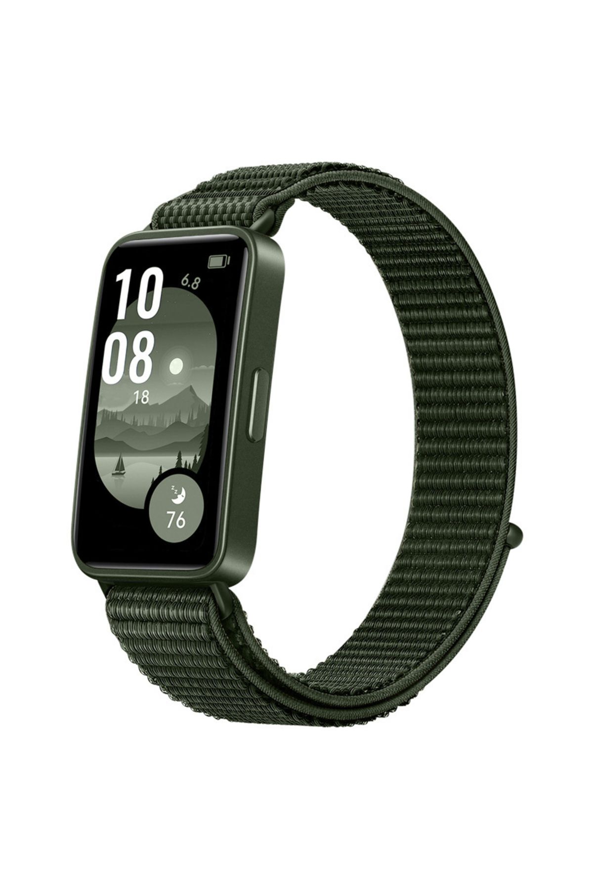Dexmon Huawei Band 8 / 9 / 10 Uyumlu Hasır Örgü İnce Kumaş Cırtlı Kordon Bileklik