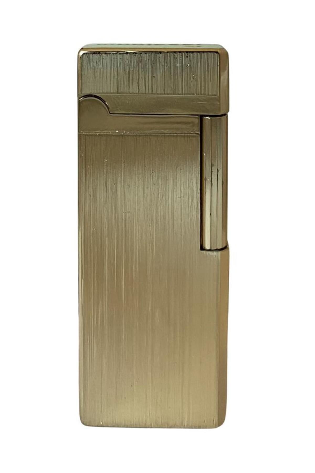 Vindiesel Fırçalı Gold Slim Soft Flame Çakmak