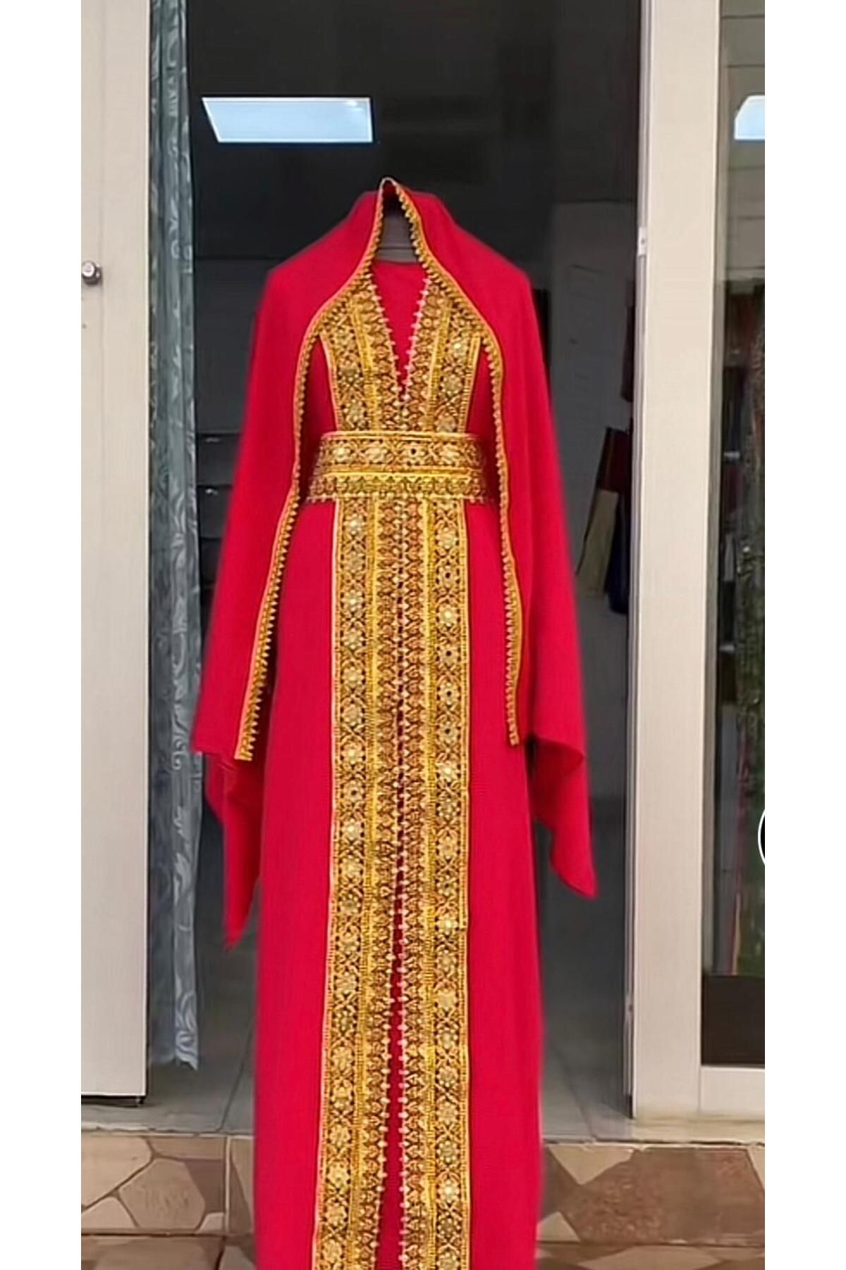 Firdevs Giyim Yöresel abaya takımı