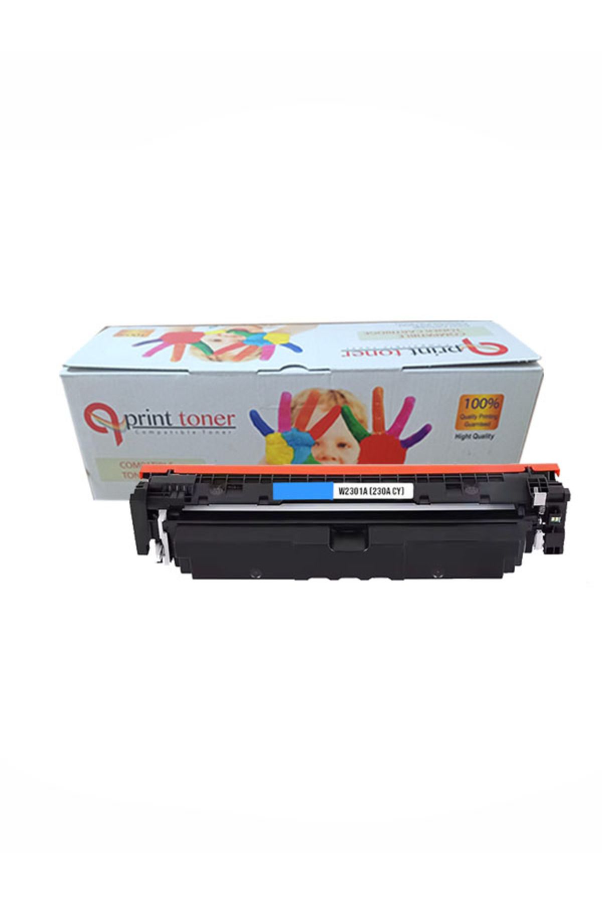 QPRİNT TONER COMPATİBLE TONER QPRİNT TONER HP 230A W2301A MUADİL TONER MAVİ ÇİPLİ TONER 1800 SAYFA 4203 MFP4303