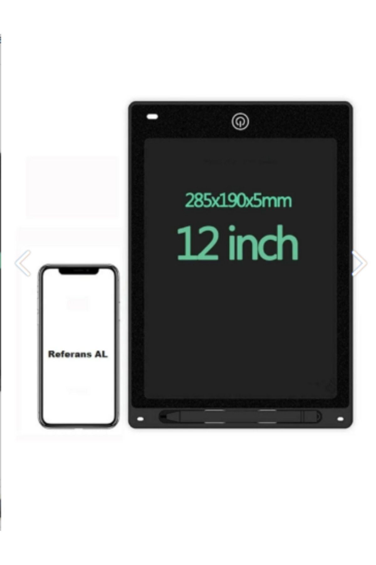 ONREZ Çocuklara Öğretici Büyük Boy Renkli Dijital Yazı Tahtası 12 Inc Grafik Tablet Dijital Not Tahtası