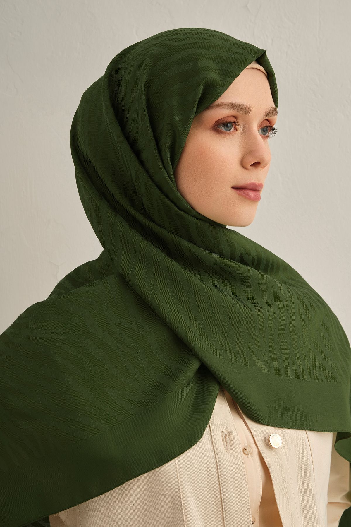 Armine Yeşil Pamora Şal 49