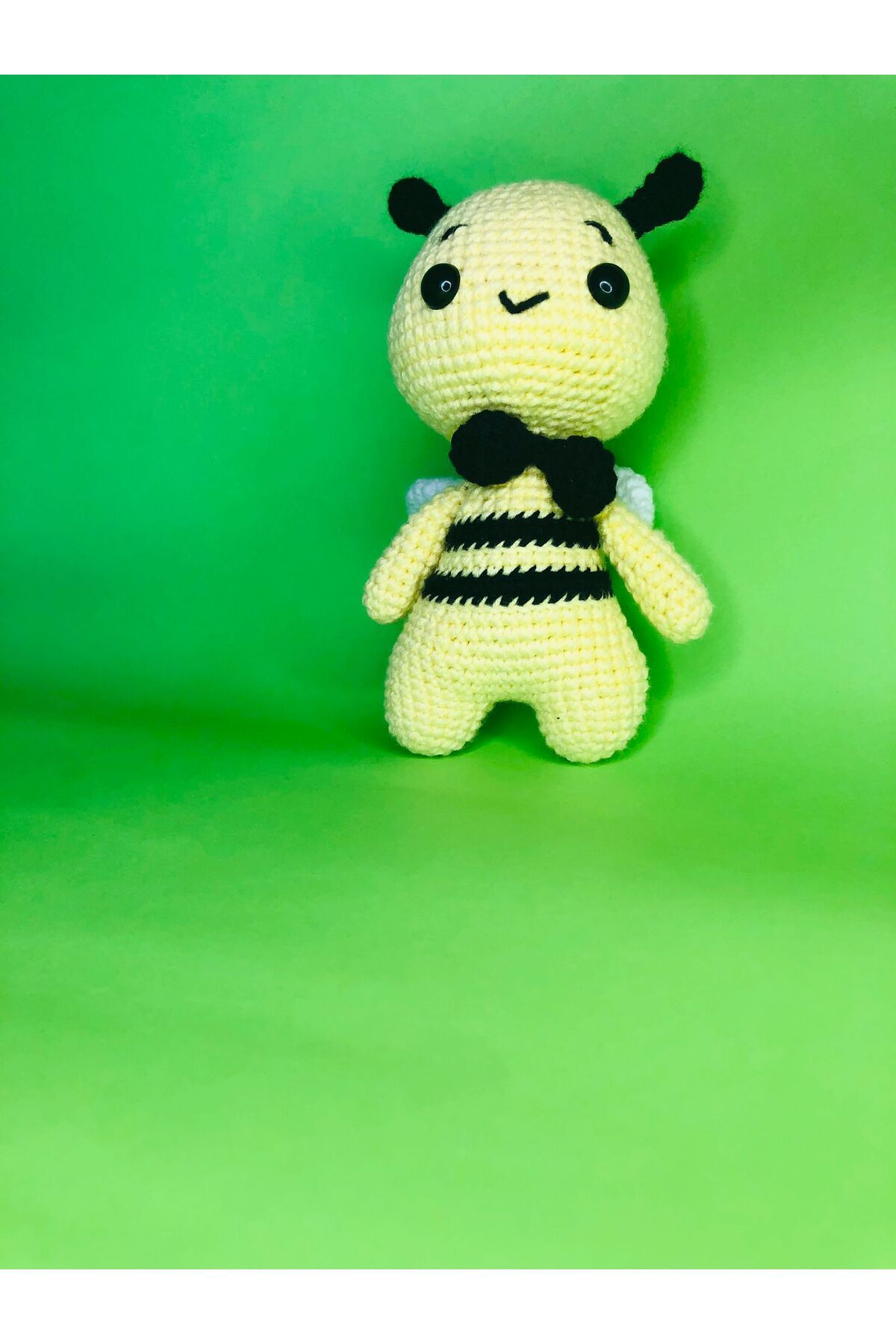 HobbyCity Sevimli Mini Boy Arı Amigurumi
