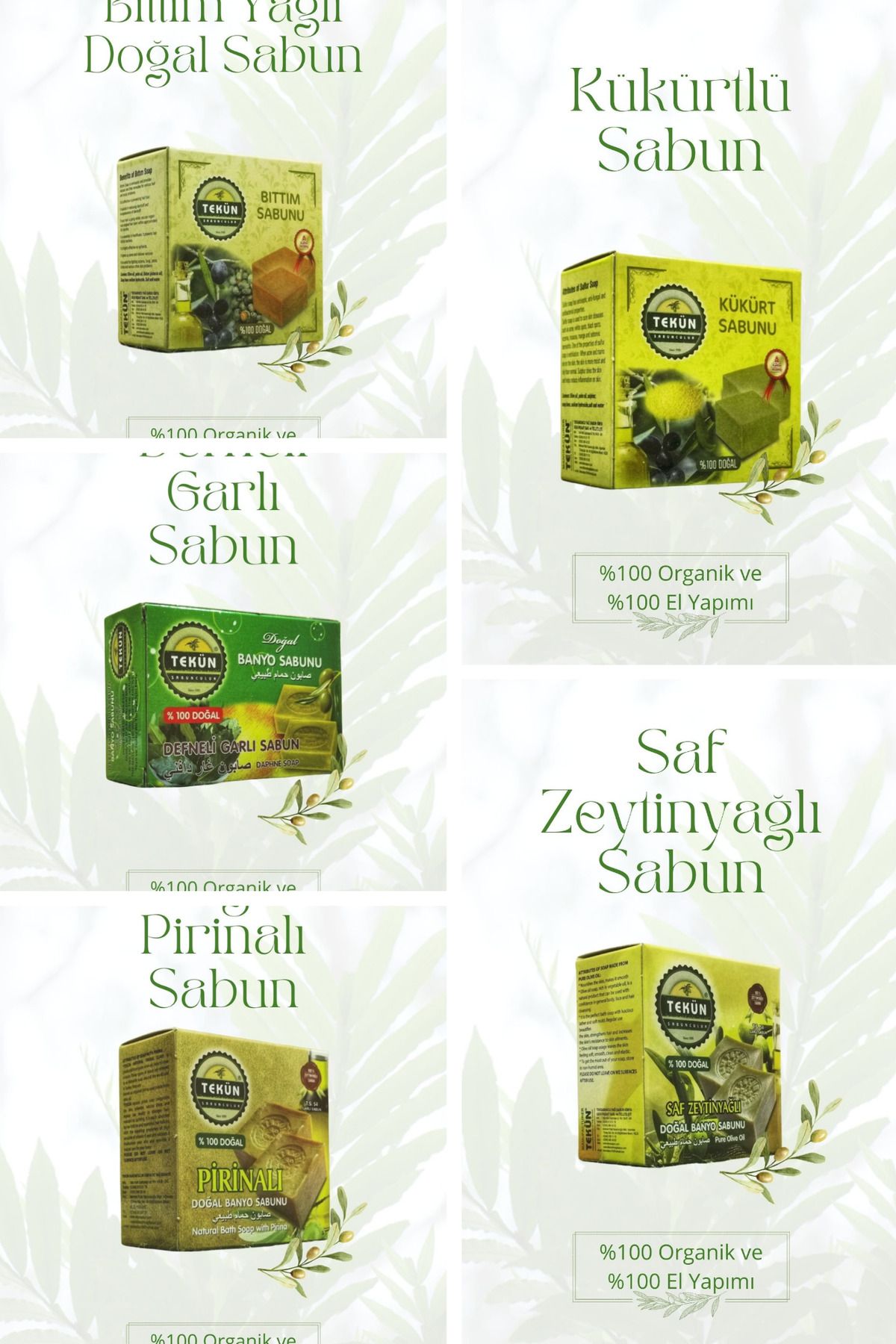 TEKÜN SABUN Tekün Sabun Deneme Paketi - 4