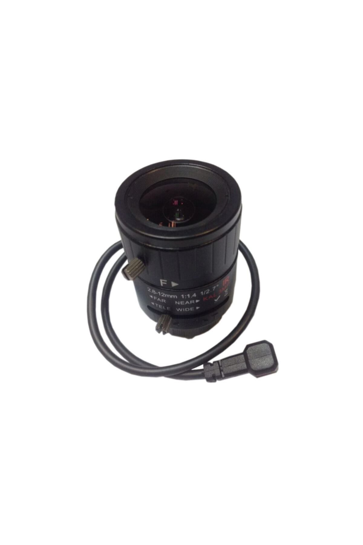GEG Güvenlik Kamerası Lensi 3mp Gerçek Hd 2.8~12mm Varifocal Lens Oto Iris Dc 12 Volt