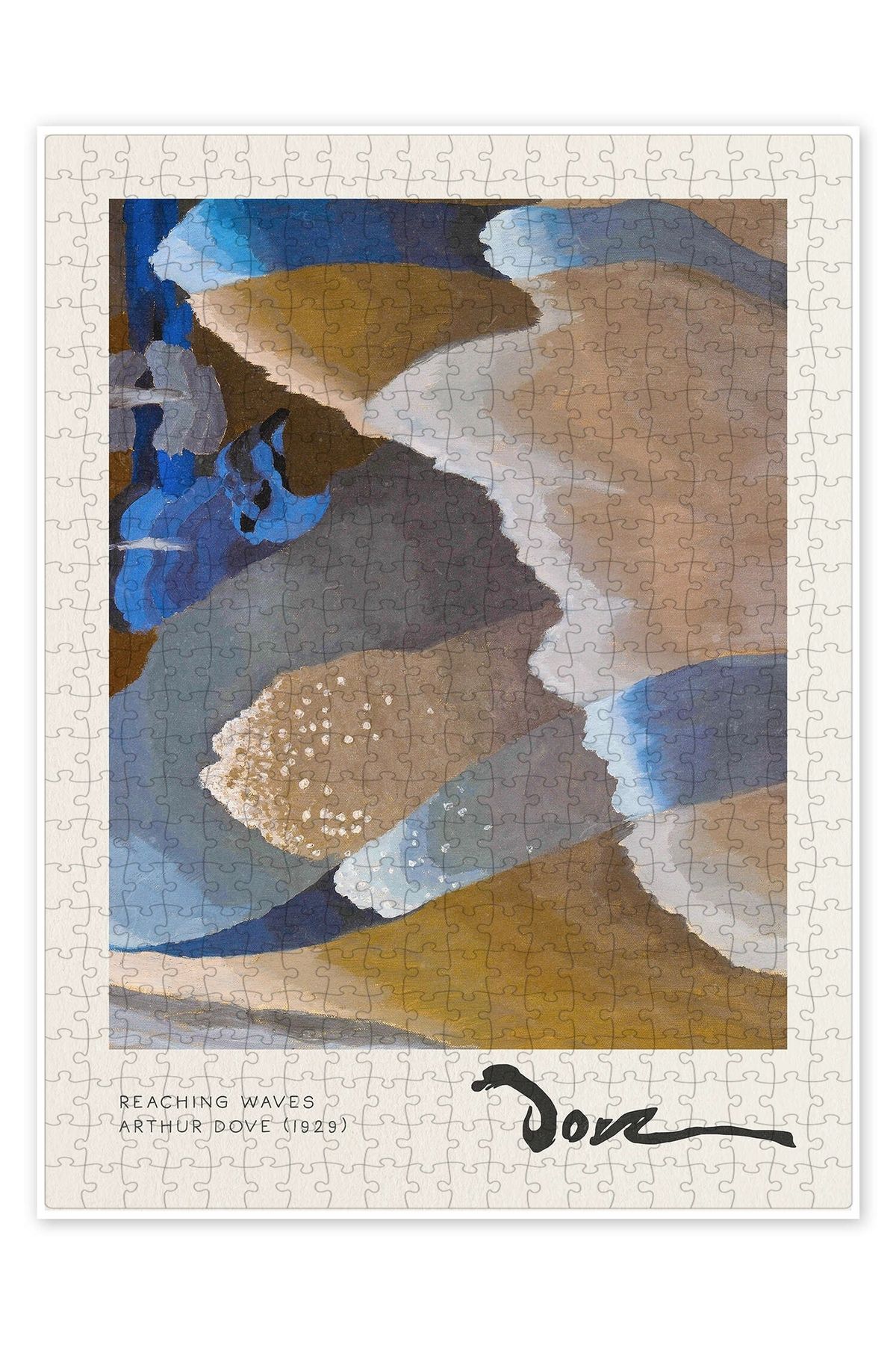 Jeronkarji Dalgalara Ulaşmak 500 Parça Puzzle Yapboz Bohem Soyut Sanat Temalı