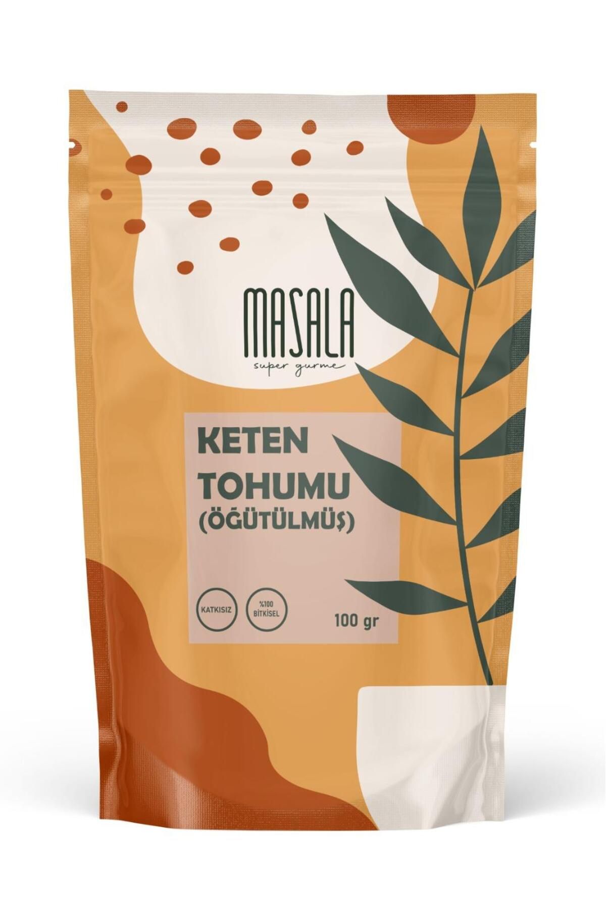 Super Gurme Masala Taze Öğütülmüş Keten Tohumu 100 gr - Flax Seeds Powder (Menşei; Türkiye)