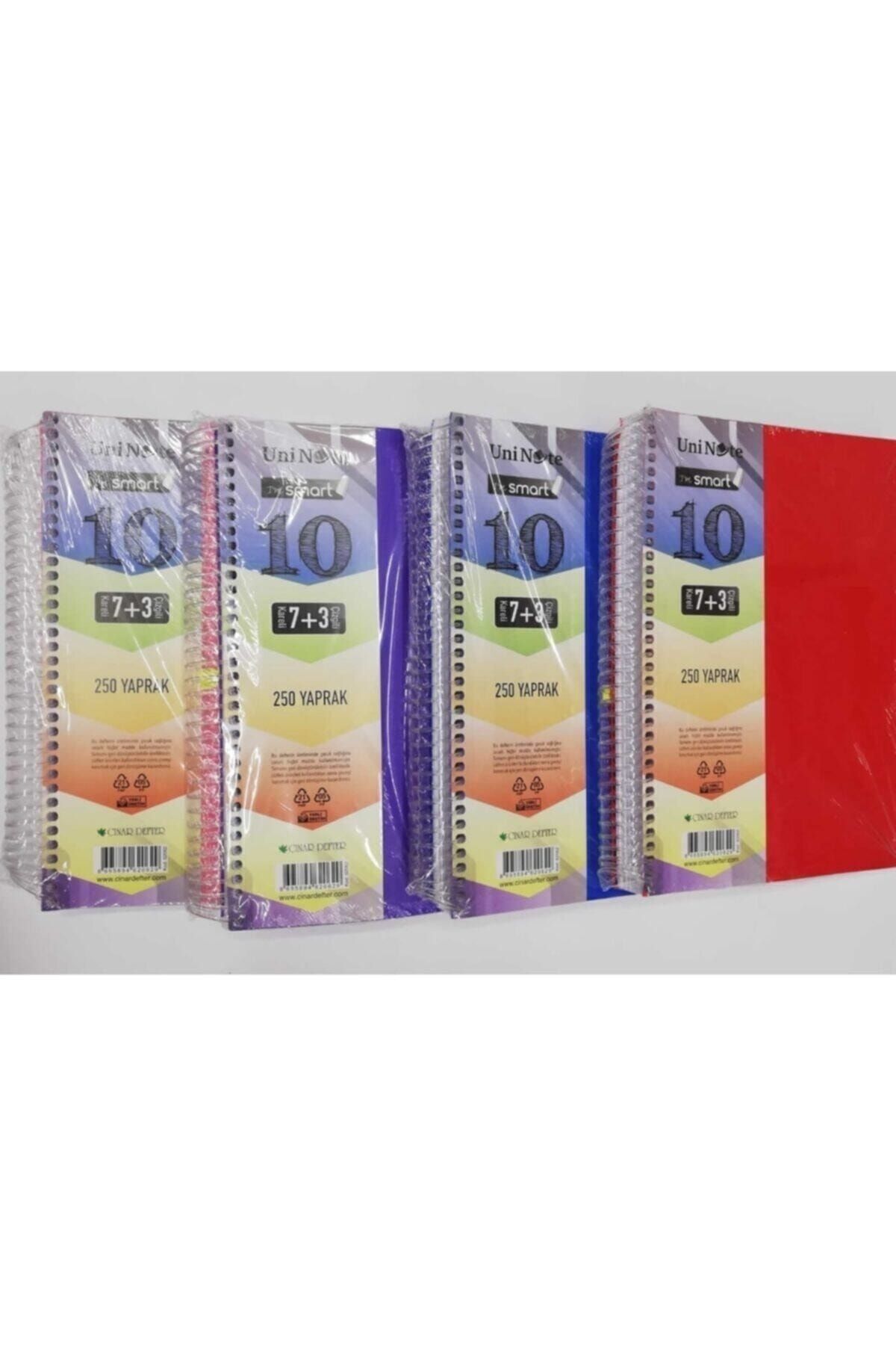 ÇINAR DEFTER 7 3 250 Yaprak Ayraçlı Defter Faber Castel Eco Kalem 1 Adet