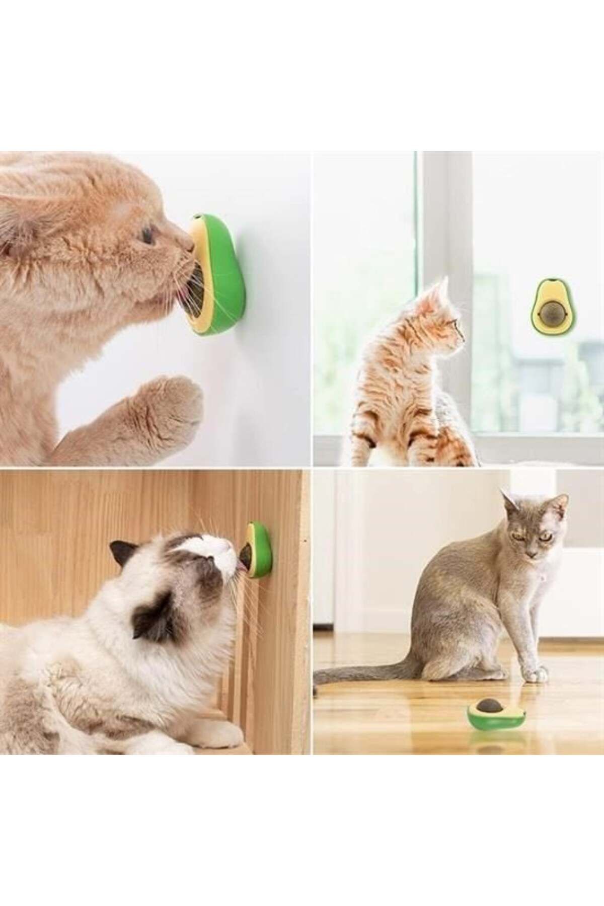 swilex-Avocado Model Adhesive Cat Toy Edible Catnip Herb 4