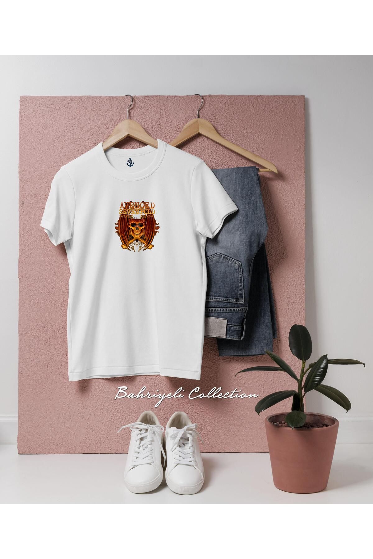 bahriyeli.jpeg Oversize Avenged Sevenfold Shepherd Tasarımlı Unisex T-Shirt