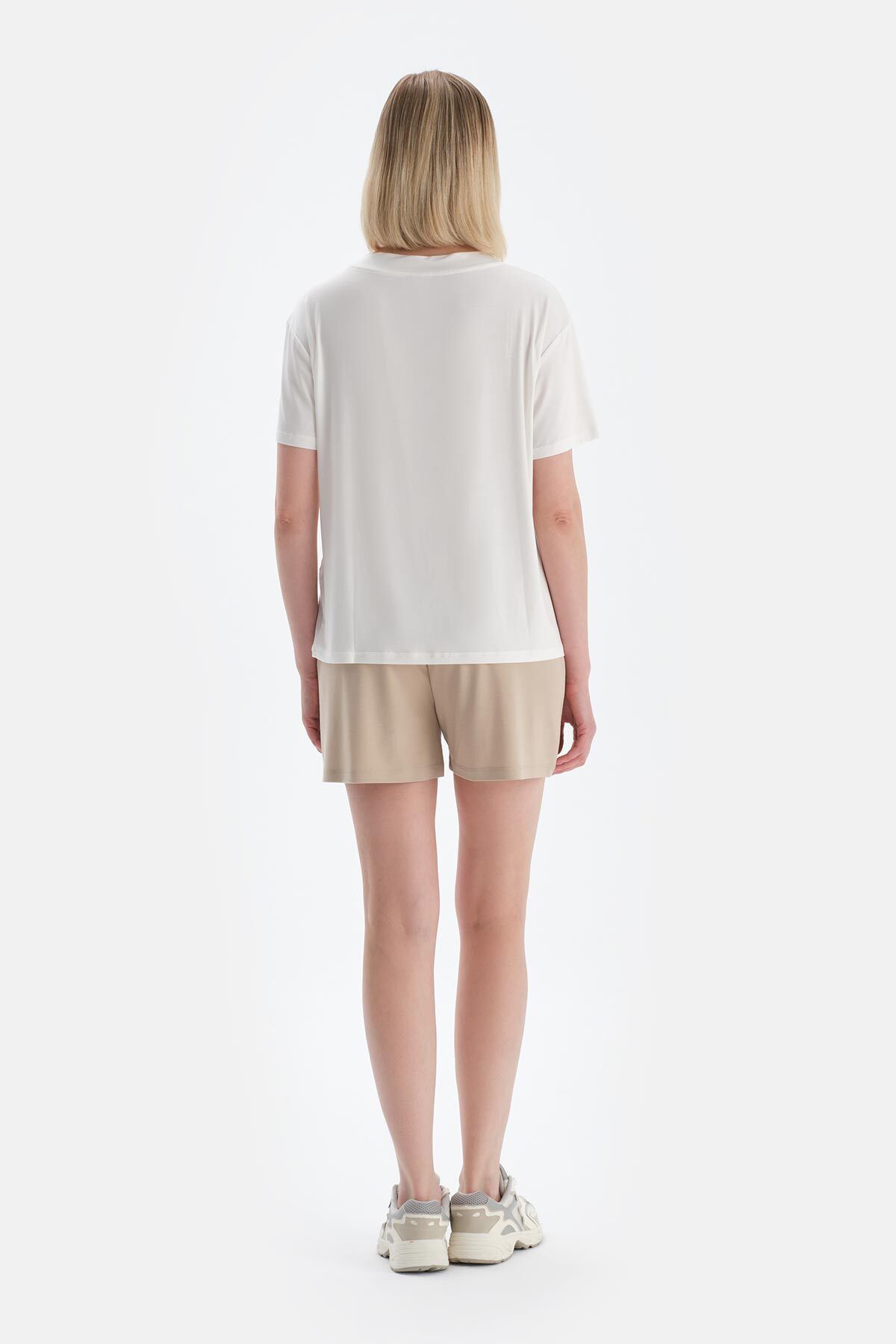 Dagi-Stone Waist Drawstring Shorts 2