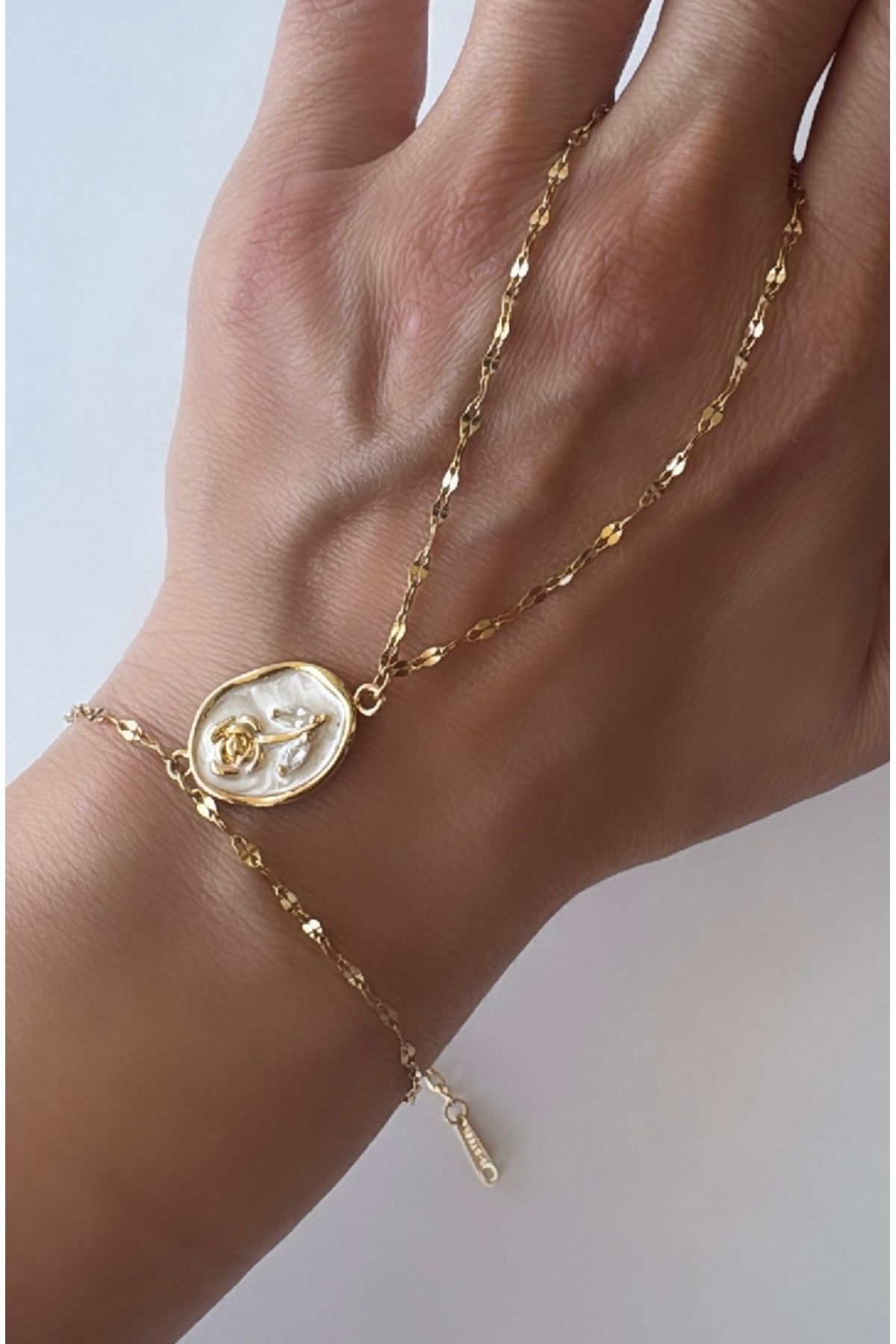 LeyyaJewelry Çiçek Çelik Şahmeran