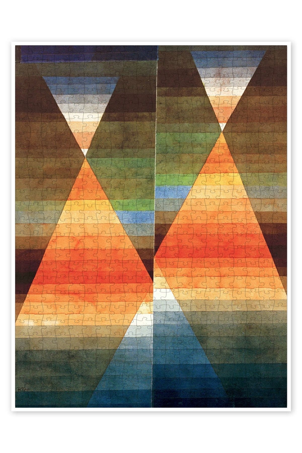 Jeronkarji Çift Çadır 500 Parça Puzzle Yapboz Bohem Soyut Sanat Temalı