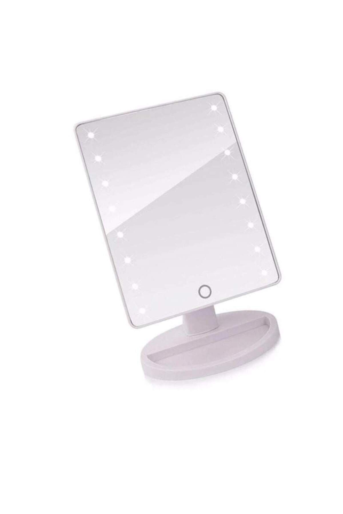 SIKS-® white make-up mirror with 16 LEDs, ON/OFF switch 5