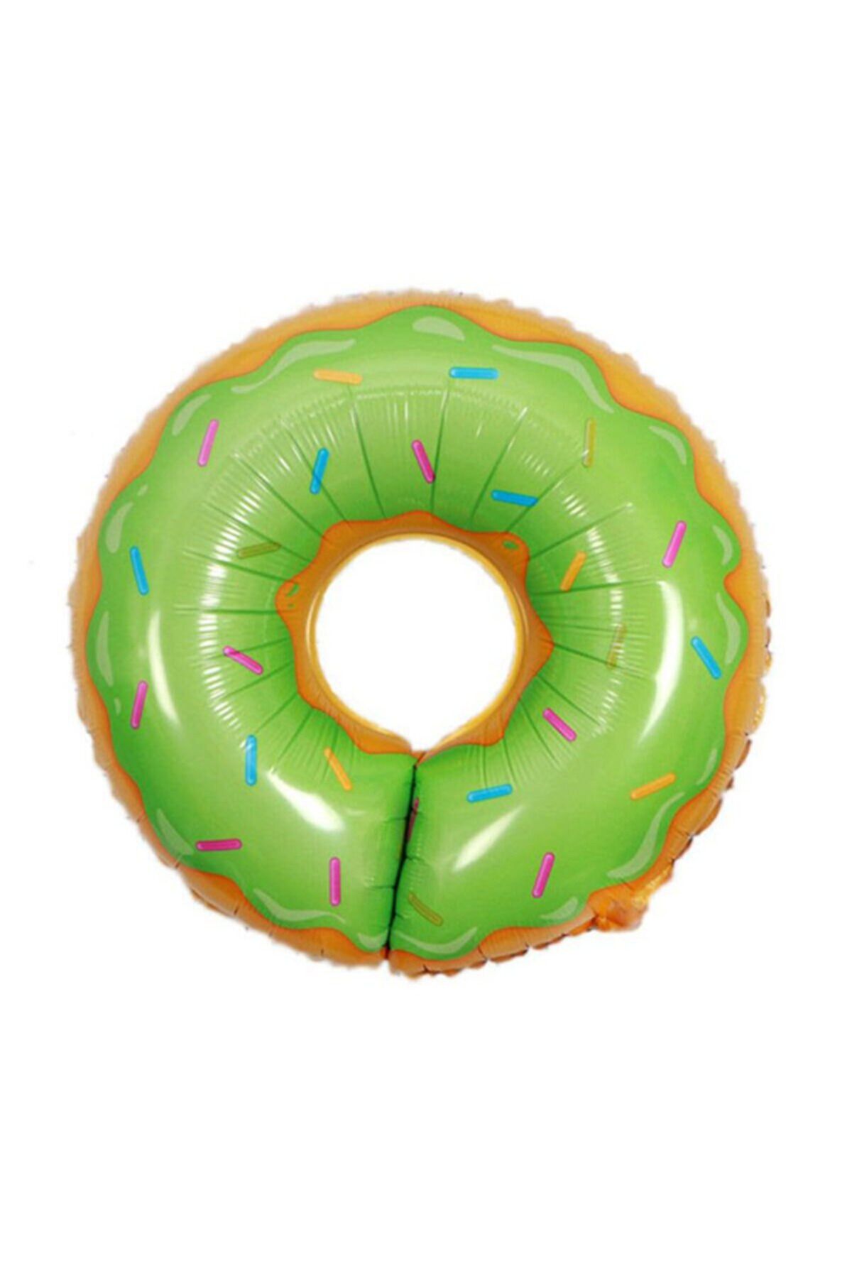 PartyExpress 34" Folyo Balon Donut Yeşil