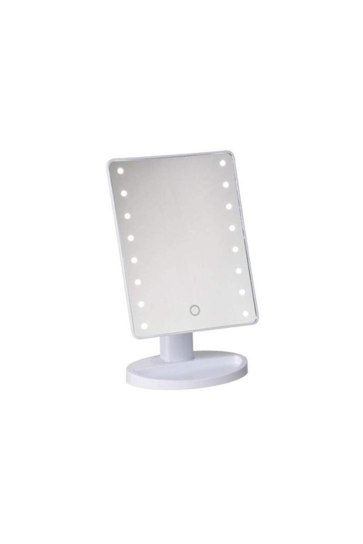 SIKS-® white make-up mirror with 16 LEDs, ON/OFF switch 1