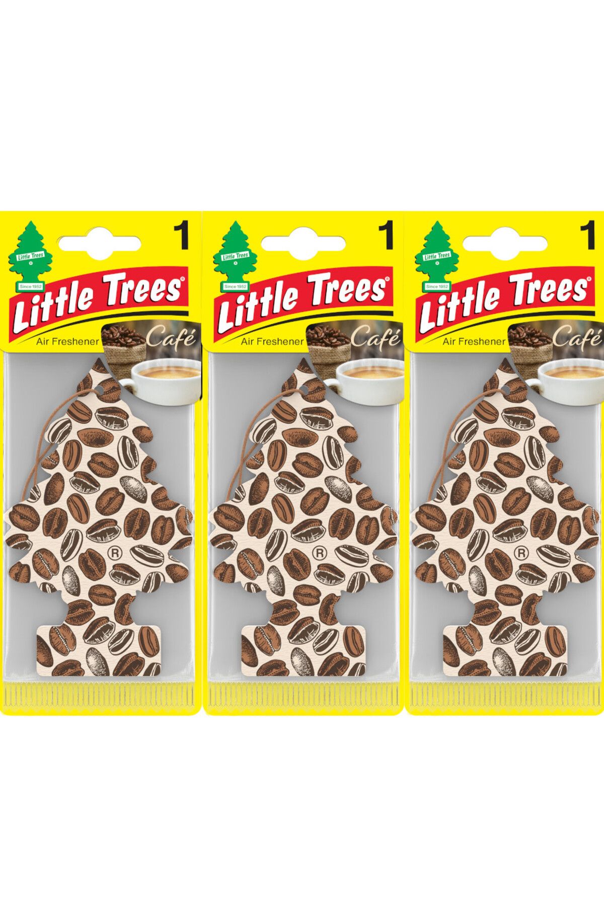 Car Freshner Asma Koku 3'lü Kahve
