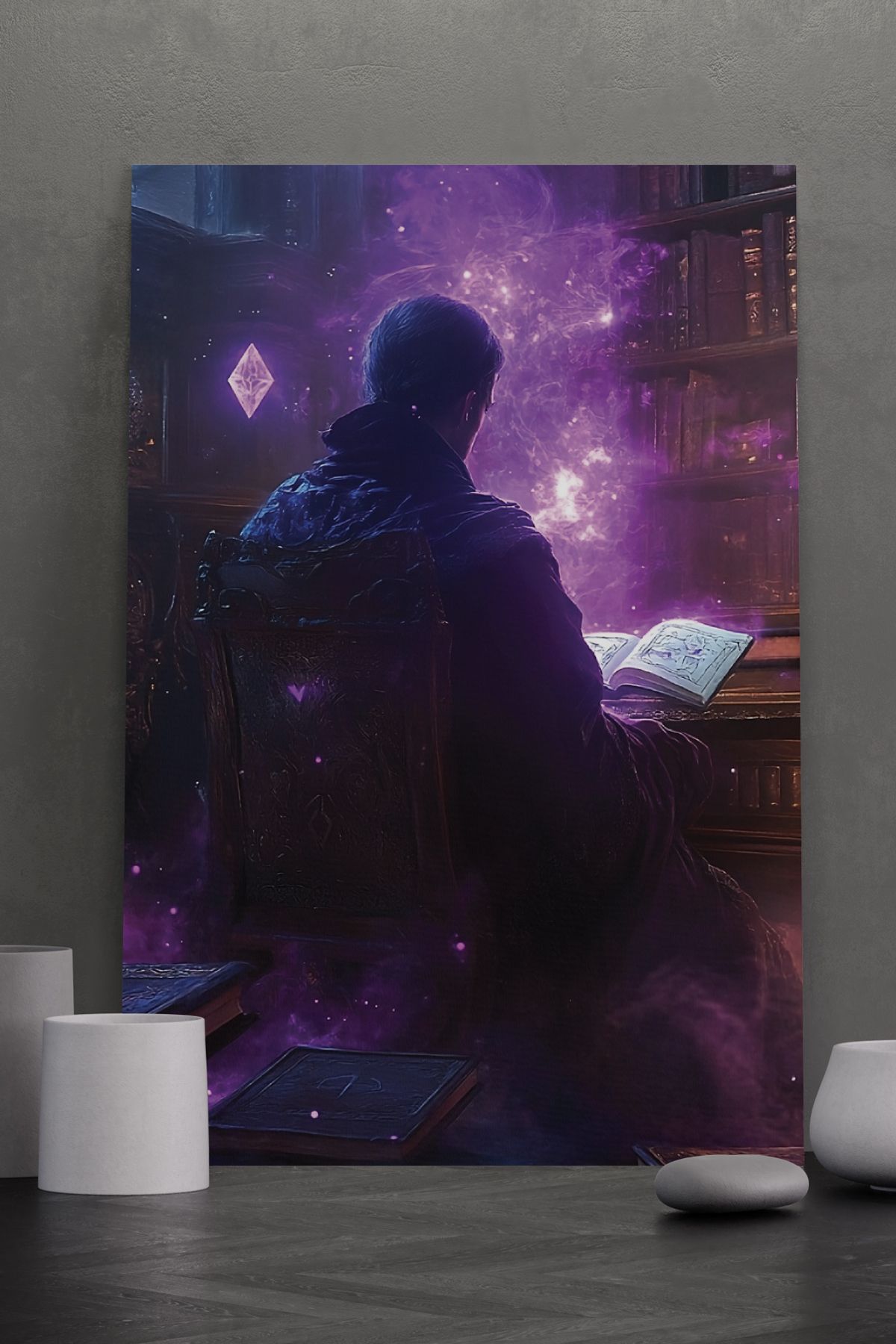SELMIRA Doctor Strange Kütüphanesi Kanvas Tablo