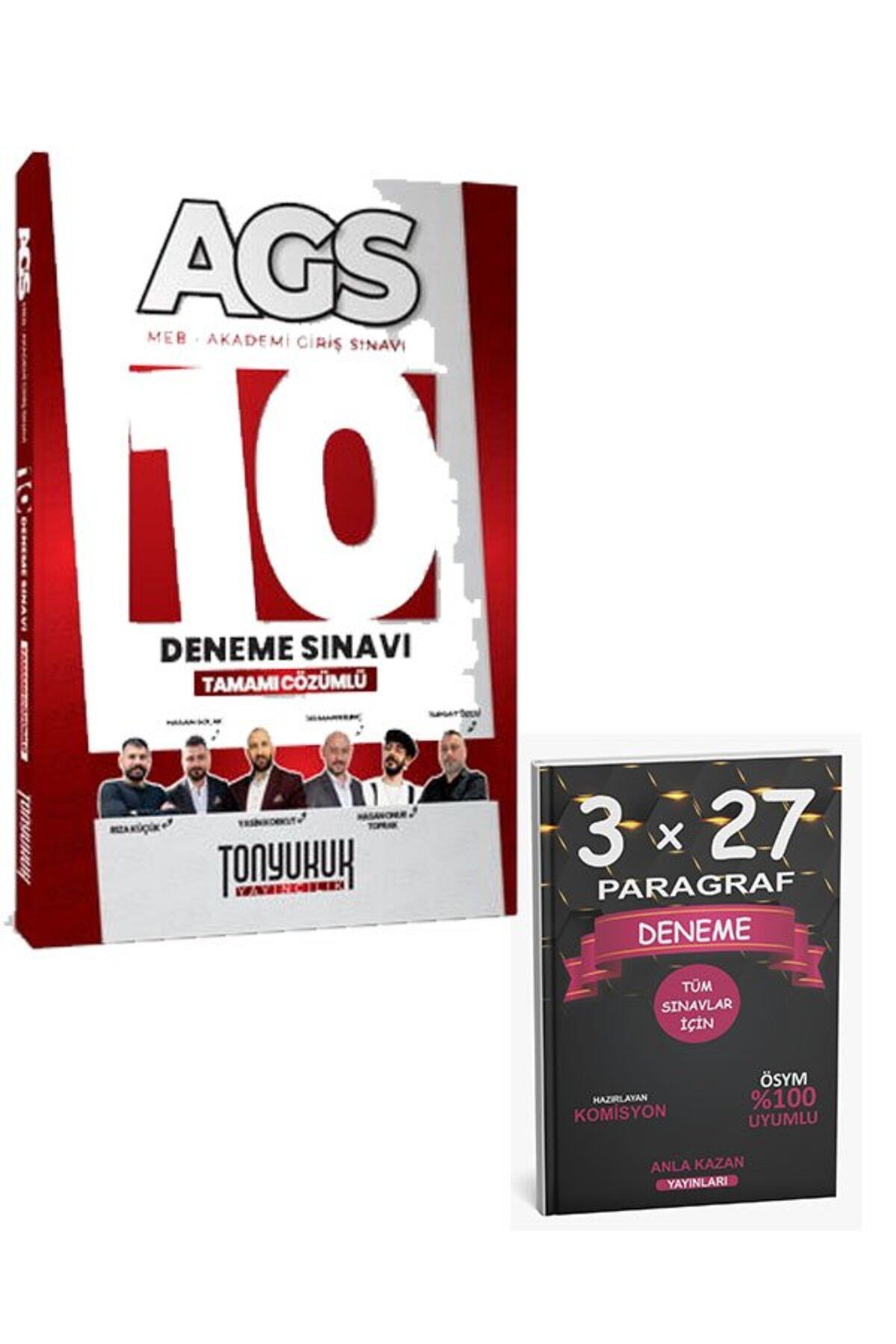 Anla Kazan Yayınları Tonyukuk Yayıncılık MEB AGS Tamamı Çözümlü 10 Deneme Sınavı+aNLAkaZAN pARAGRAF