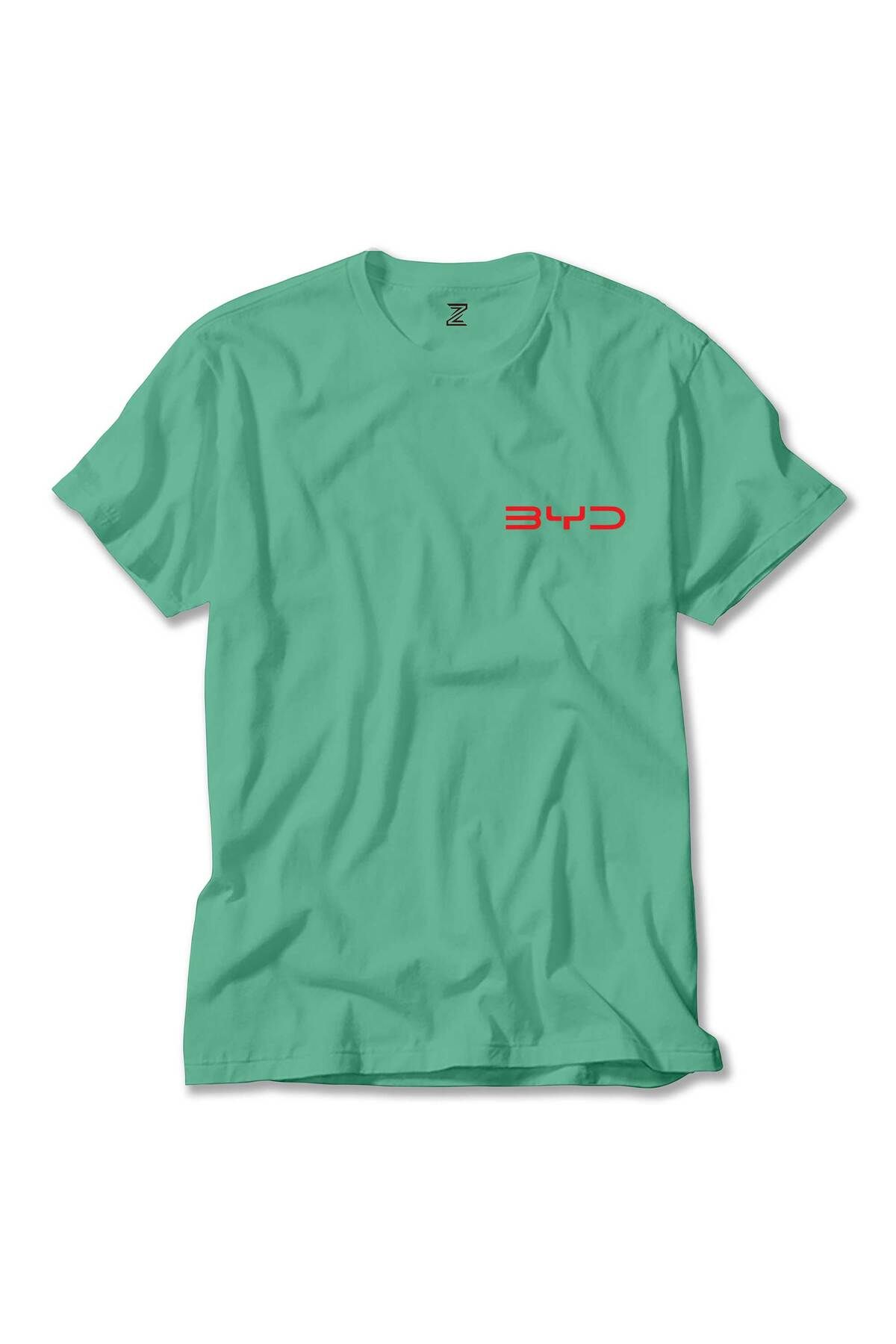 Z zepplin BYD Logo Text Red Yeşil Tişört