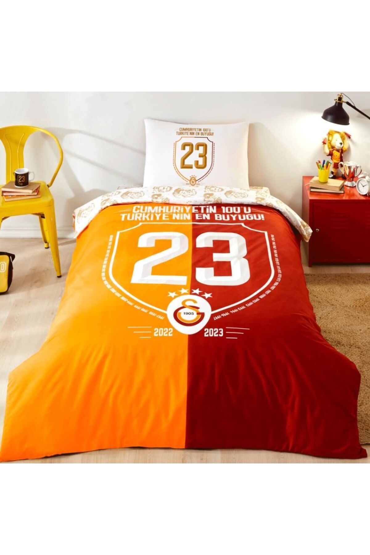 swilex vTaç Galatasaray Şampiyonluk Tek Kişilik Lisanslı Nevresim Takımı