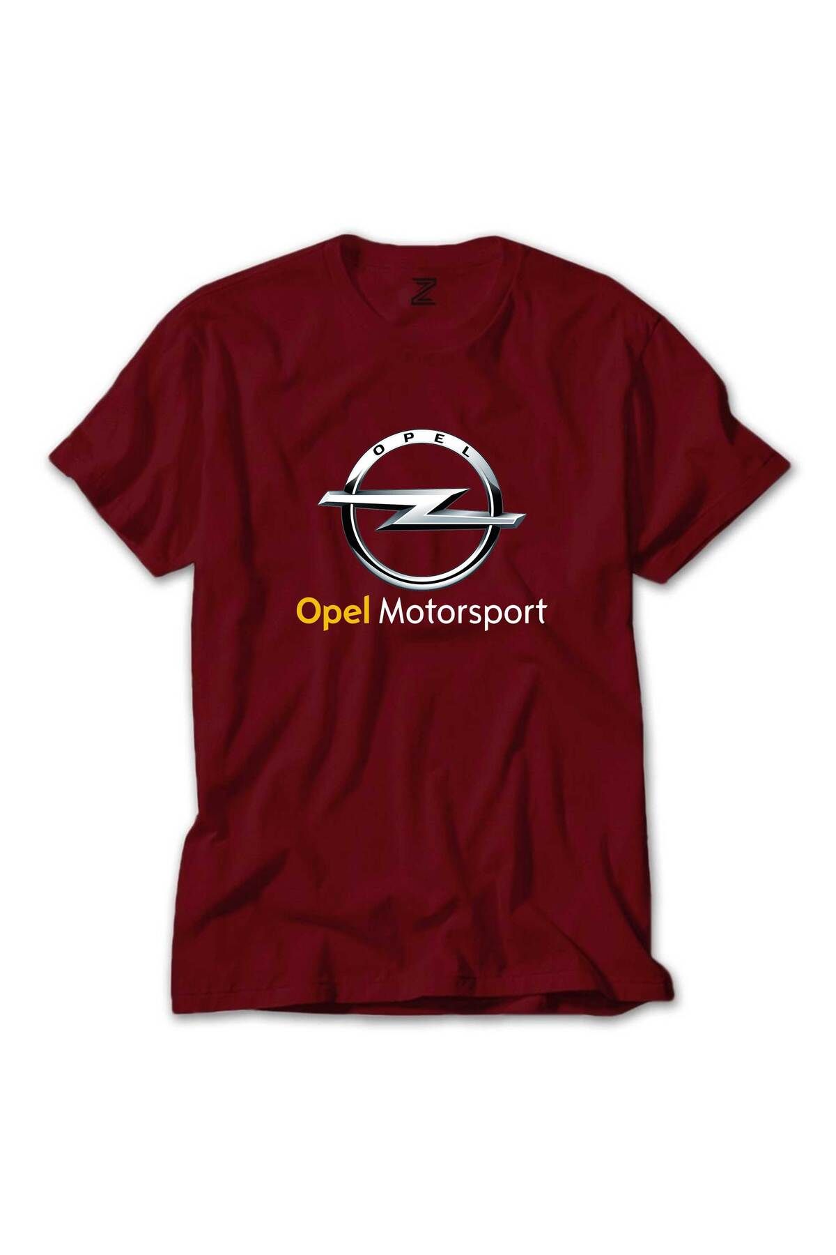 Z zepplin Opel Motorsport Kırmızı Tişört