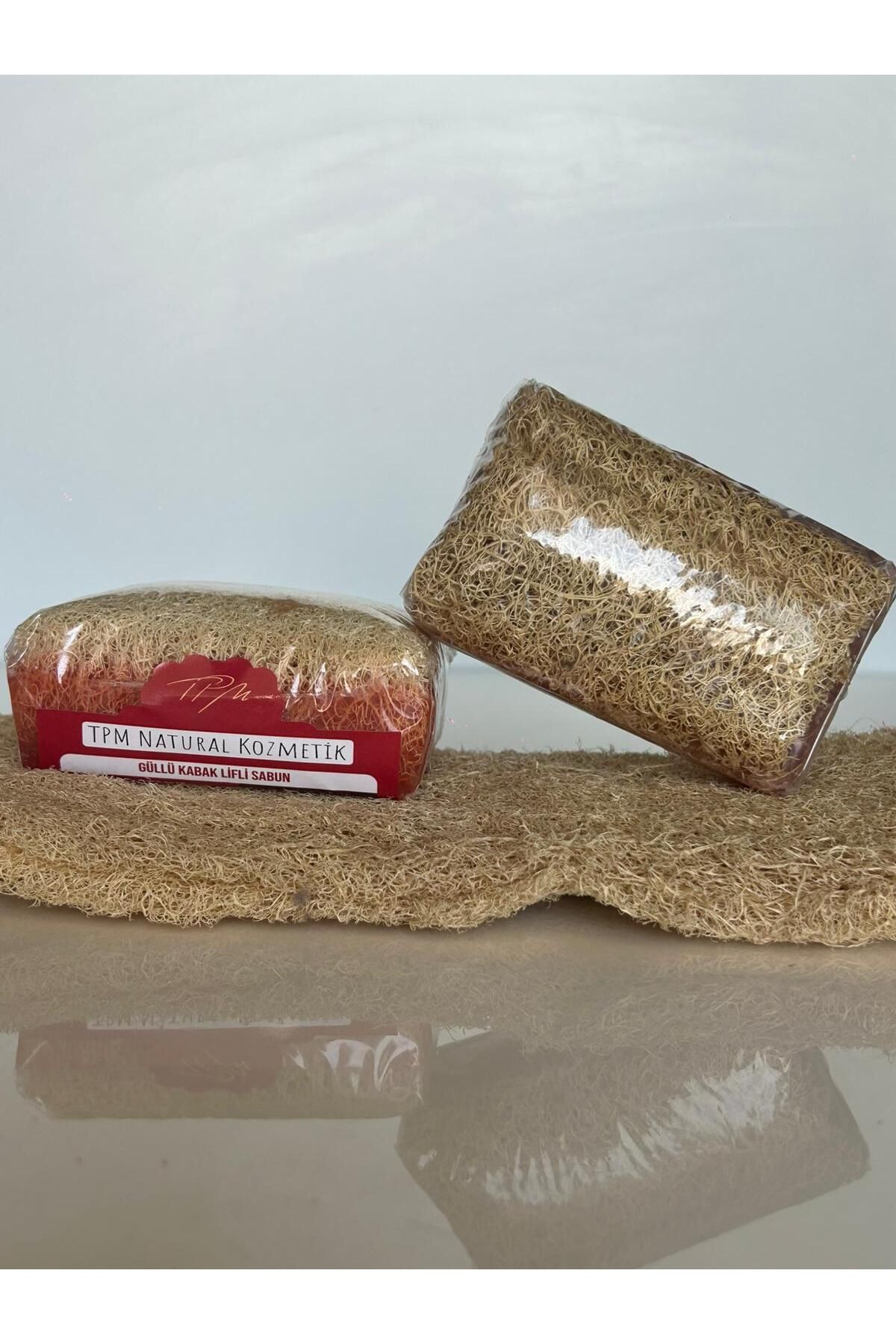 Tpm Güllü Kabak Lifli Sabun 2'li 140 gram El Yapımı