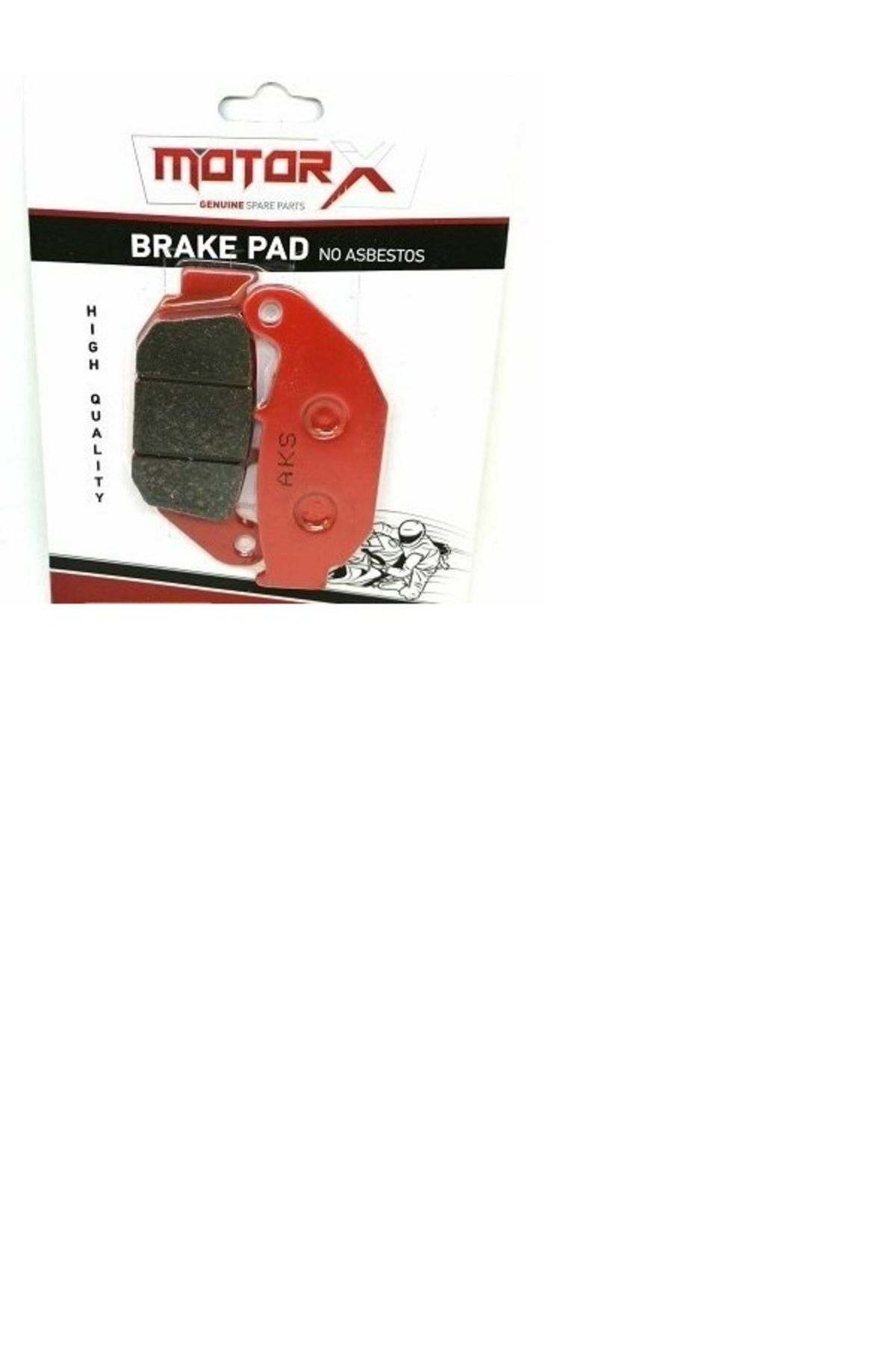 MOTORX Disk Balata Arka Cbr 125 Ym (2011-2015) / Msx-125 NK 250 SR 250 Crf 250L (Kırmızı)